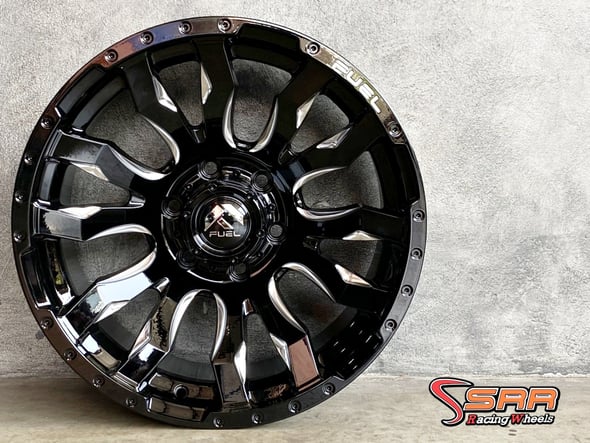 FUEL BLITZ 18x9 6H139.7 ET+1 GLOSS BLACK/MILLED