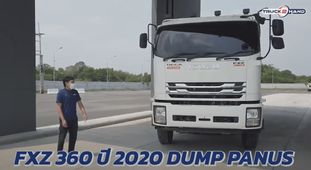 สิบล้อดัมพ์ ISUZU FXZ 360 ดัมพ์พนัส