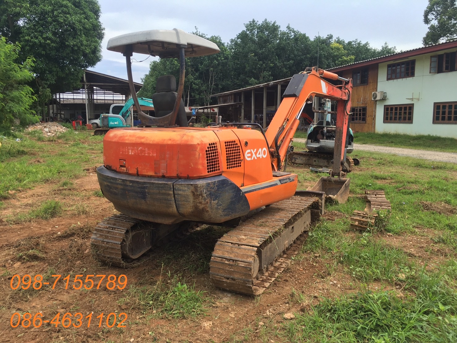 ขายแบคโฮ Hitachi Ex40 098-7155789 086-4631102