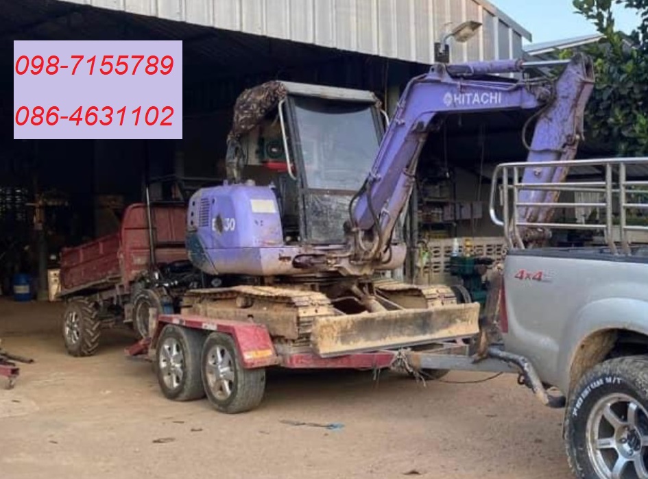 ขายแบคโฮเล็ก Hitachi Ex30 พร้อมใช้งาน 086-4631102