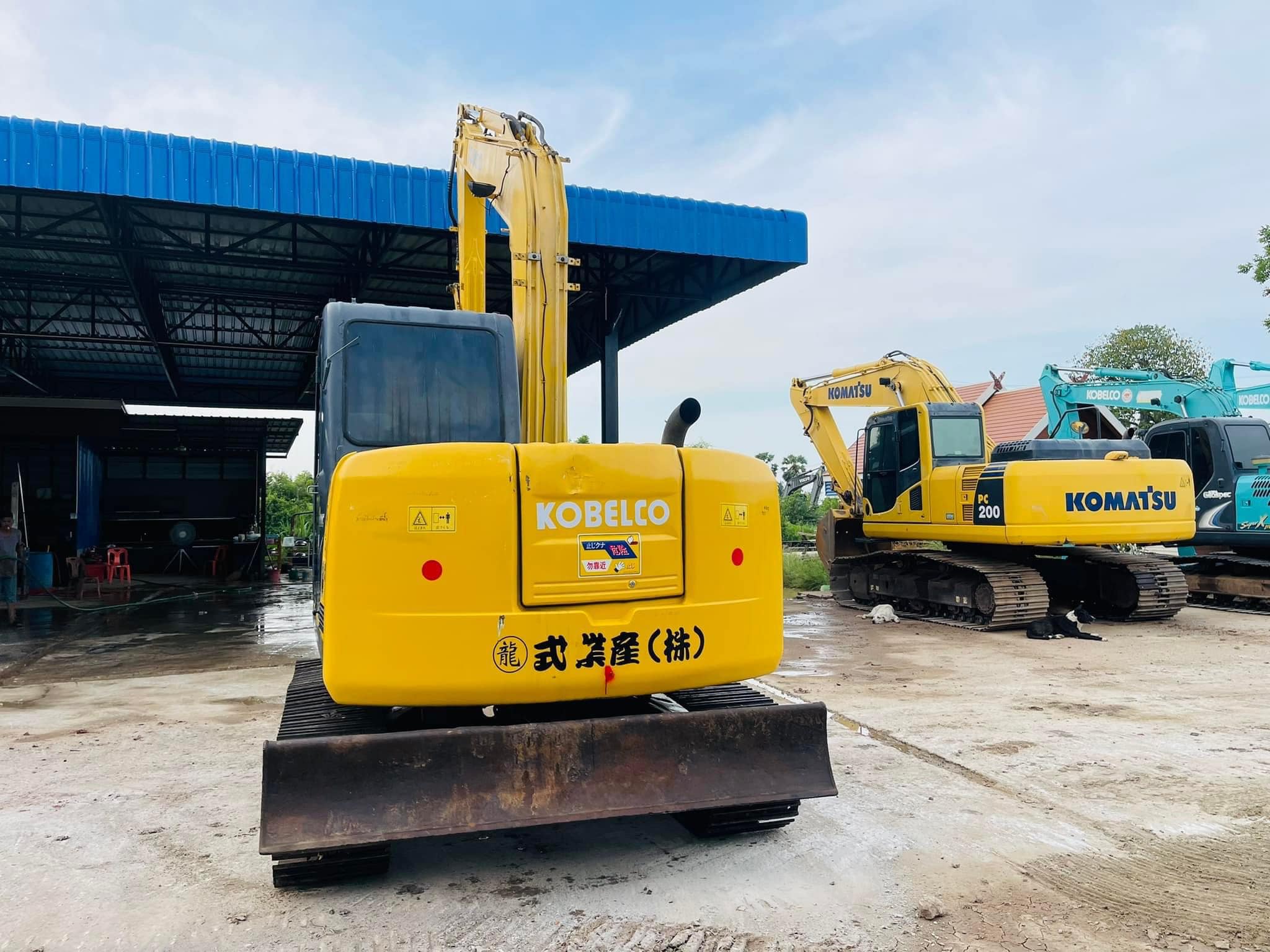 ขายแบคโฮ Kobelco Sk75-8Super สวย สีเหลืองโกเบ เท่ๆ ขายแบคโฮ Kobelco Sk75-8Super สวย สีเหลืองโกเบ เท่ๆ