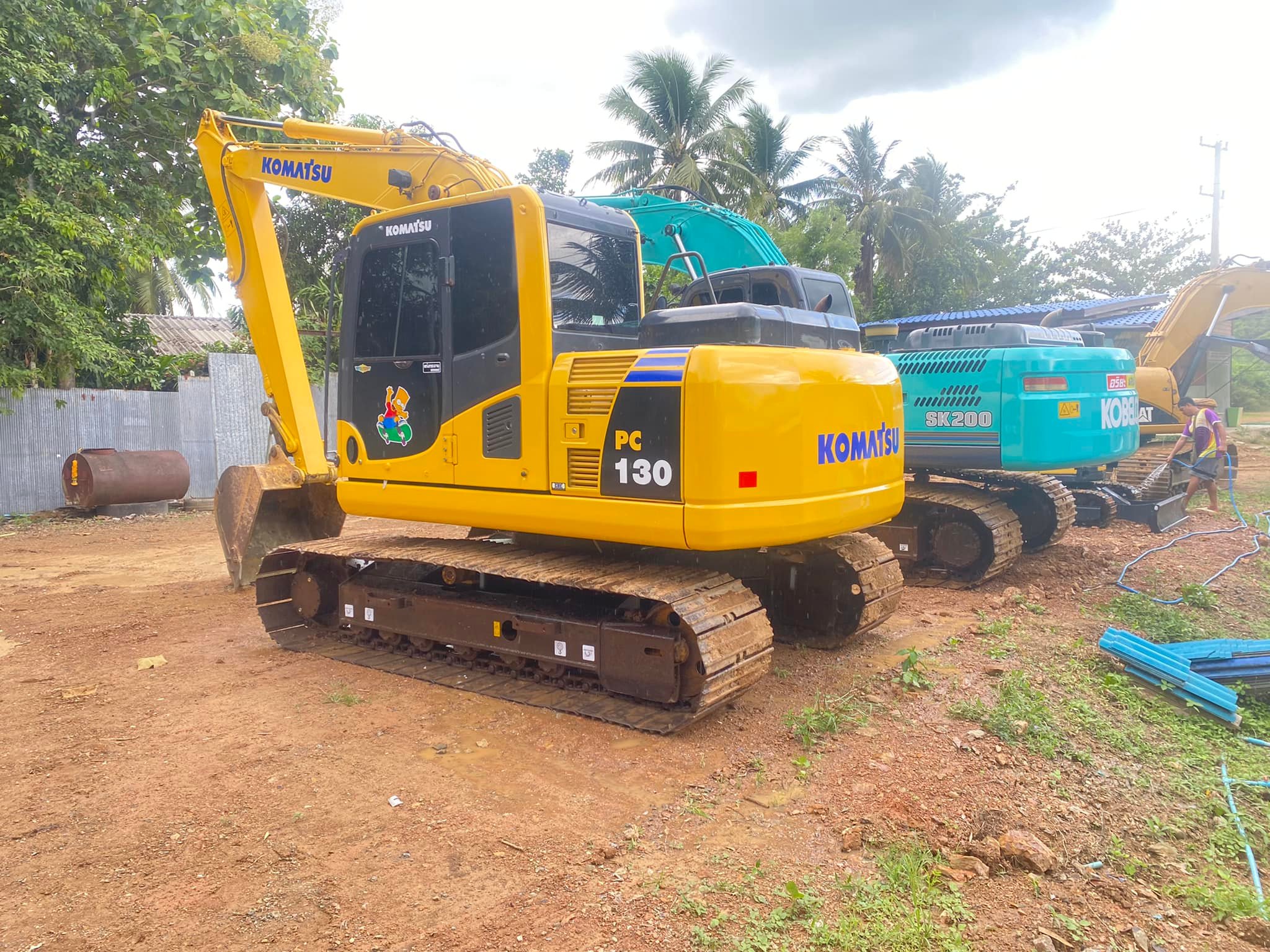 ขายแบคโฮ Komatsu PC130-8 พร้อมใช้ 098-7155789 086-4631102