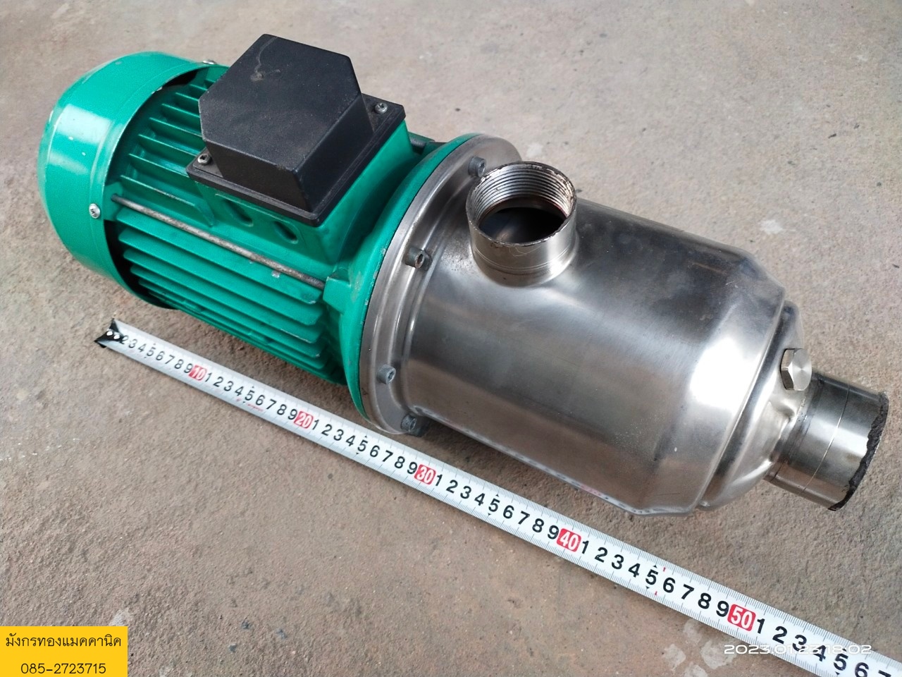 ปั๊มน้ำ Wilo made in Germany ขนาด 4 แรง ใช้ไฟ 380V ท่อน้ำเข้าเข้า 2.5 นิ้ว ออก 2 นิ้ว หัวปั๊มสแตนเลส เดิมๆ สภาพดี ราคา 4,500 บาทไม่รวมส่งค่ะ ปั๊มน้ำ Wilo made in Germany ขนาด 4 แรง ใช้ไฟ 380V ท่อน้ำเข้าเข้า 2.5 นิ้ว ออก 2 นิ้ว หัวปั๊มสแตนเลส เดิมๆ สภาพดี ราคา 4,500 บาทไม่รวมส่งค่ะ