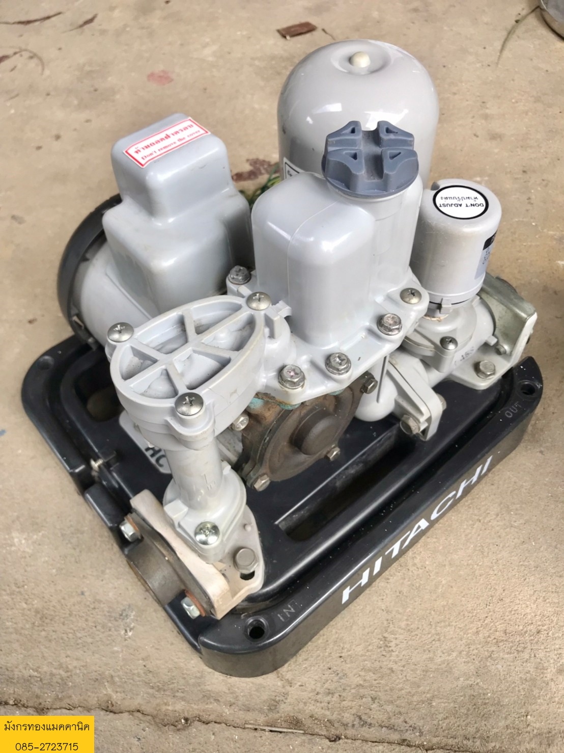 ปั๊มน้ำอัตโนมัติ ยี่ห้อฮิตาชิ รุ่น WM-P200GX ขนาด 200 วัตต์ ใช้ไฟ 220v สภาพดี ใช้งานได้ปกติ ราคา 2,500 บาทไม่รวมส่งค่ะ ปั๊มน้ำอัตโนมัติ ยี่ห้อฮิตาชิ รุ่น WM-P200GX ขนาด 200 วัตต์ ใช้ไฟ 220v สภาพดี ใช้งานได้ปกติ ราคา 2,500 บาทไม่รวมส่งค่ะ