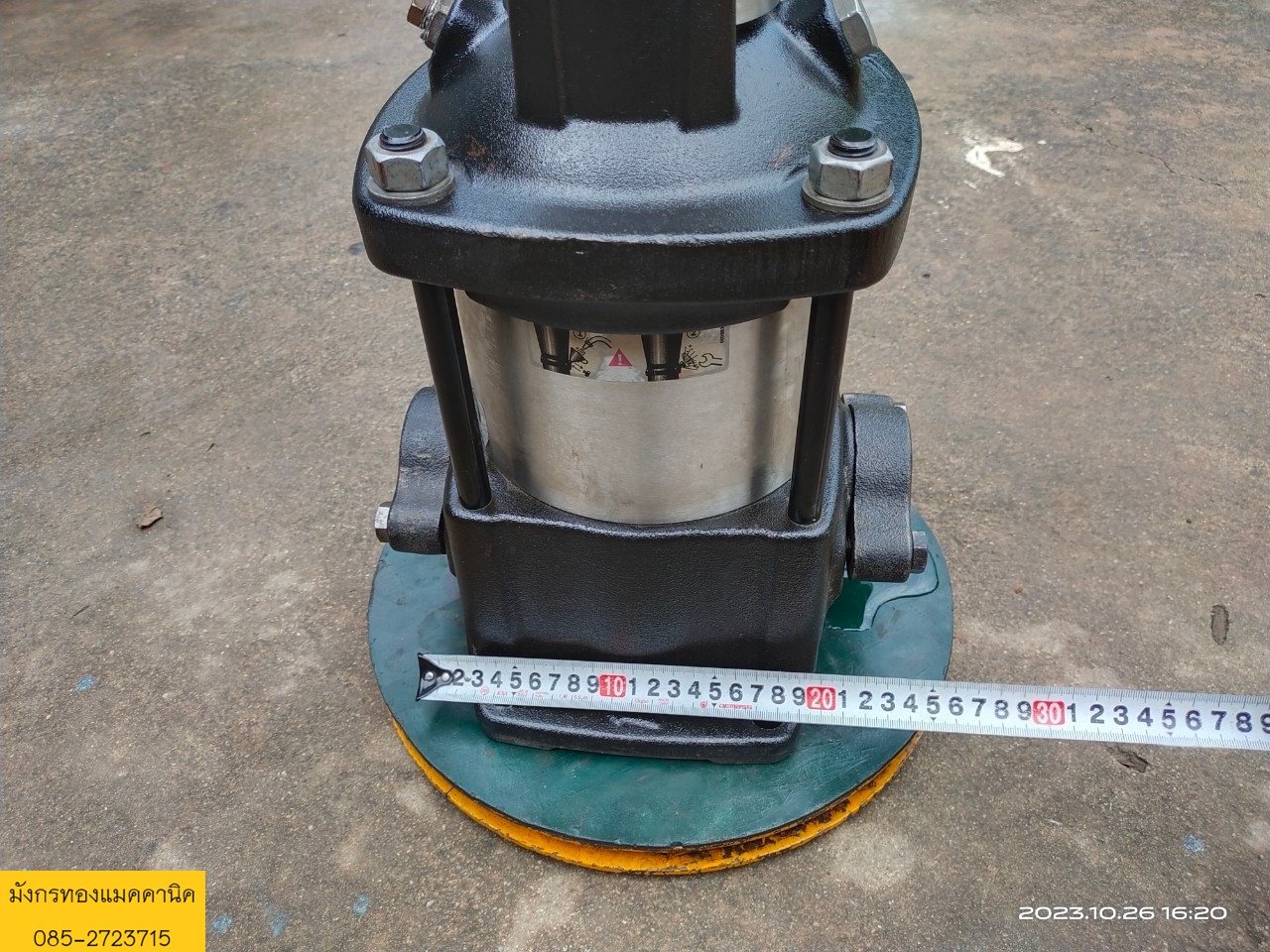 ปั๊มน้ำ ยี่ห้อ Grundfos รุ่น CR10-04 ขนาด 2 แรง ใช้ไฟ 380v ท่อน้ำเข้า 1.5 นิ้ว ออก 1.5 นิ้ว ส่งสูง 31 เมตร เช็คแล้วใช้งานได้ปกติ ราคา 9,000 บาทไม่รวมส่งค่ะ ปั๊มน้ำ ยี่ห้อ Grundfos รุ่น CR10-04 ขนาด 2 แรง ใช้ไฟ 380v ท่อน้ำเข้า 1.5 นิ้ว ออก 1.5 นิ้ว ส่งสูง 31 เมตร เช็คแล้วใช้งานได้ปกติ ราคา 9,000 บาทไม่รวมส่งค่ะ