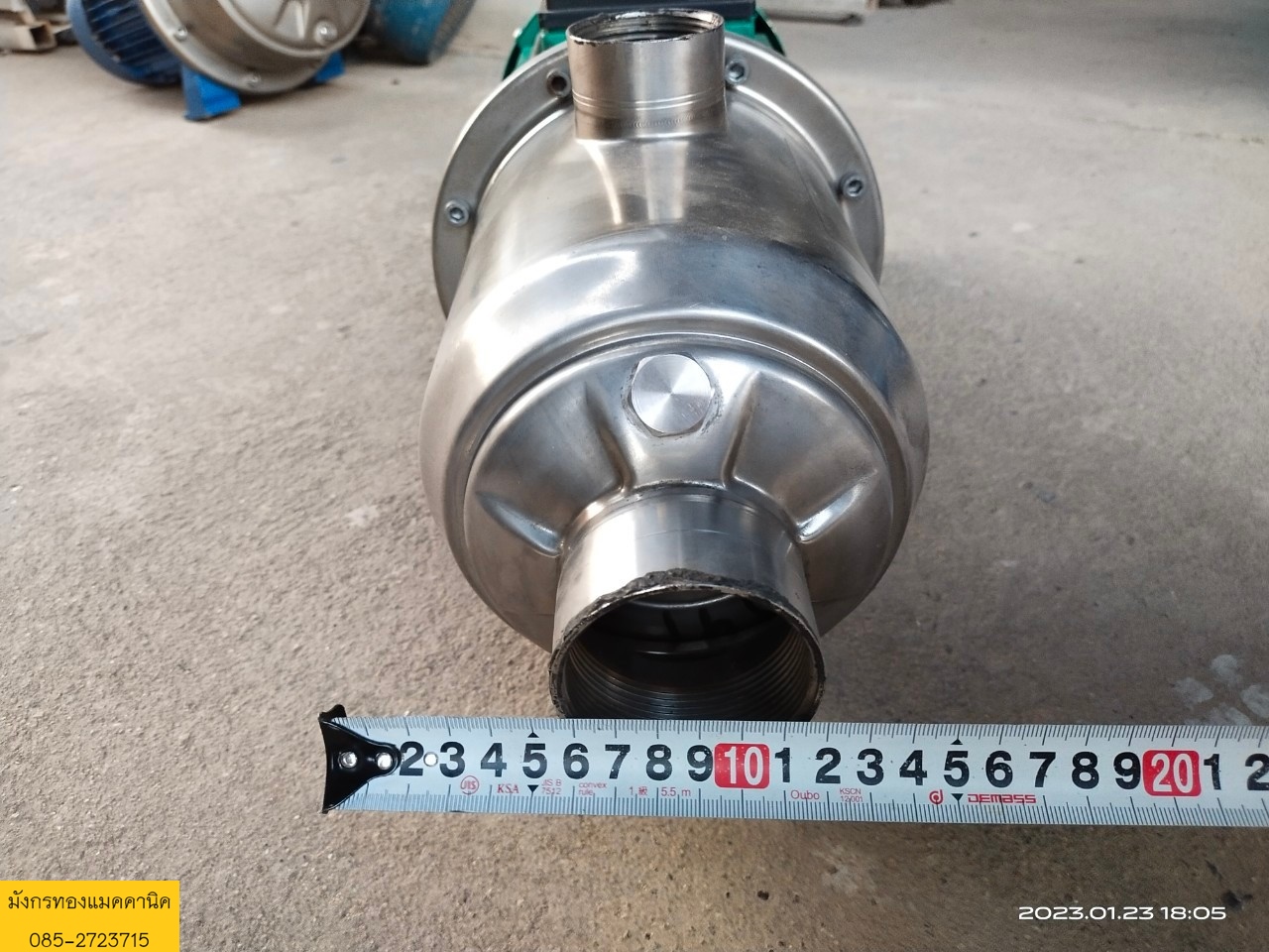 ปั๊มน้ำ Wilo made in Germany ขนาด 4 แรง ใช้ไฟ 380V ท่อน้ำเข้าเข้า 2.5 นิ้ว ออก 2 นิ้ว หัวปั๊มสแตนเลส เดิมๆ สภาพดี ราคา 4,500 บาทไม่รวมส่งค่ะ ปั๊มน้ำ Wilo made in Germany ขนาด 4 แรง ใช้ไฟ 380V ท่อน้ำเข้าเข้า 2.5 นิ้ว ออก 2 นิ้ว หัวปั๊มสแตนเลส เดิมๆ สภาพดี ราคา 4,500 บาทไม่รวมส่งค่ะ