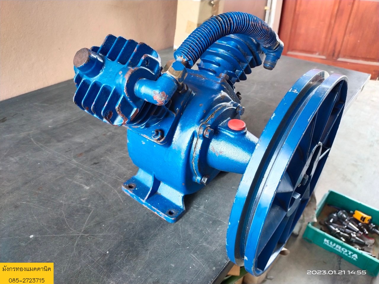 หัวปั๊มลม PUMA ขนาด 1-2 แรง แรงดูดดีปานกลาง สภาพดี ราคา 2,900 บาทไม่รวมส่ง หัวปั๊มลม PUMA ขนาด 1-2 แรง แรงดูดดีปานกลาง สภาพดี ราคา 2,900 บาทไม่รวมส่ง