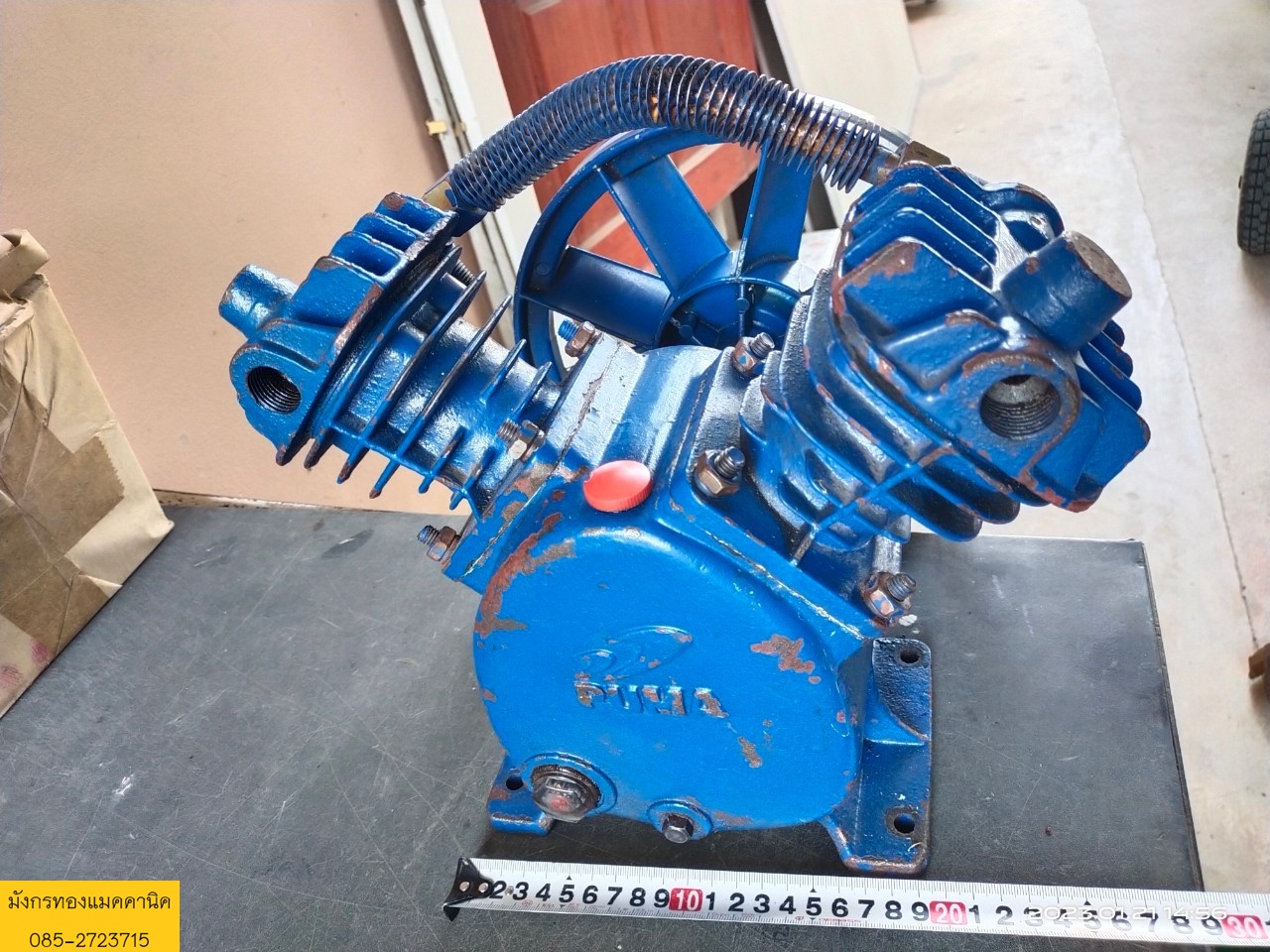 หัวปั๊มลม PUMA ขนาด 1-2 แรง แรงดูดดีปานกลาง สภาพดี ราคา 2,900 บาทไม่รวมส่ง หัวปั๊มลม PUMA ขนาด 1-2 แรง แรงดูดดีปานกลาง สภาพดี ราคา 2,900 บาทไม่รวมส่ง