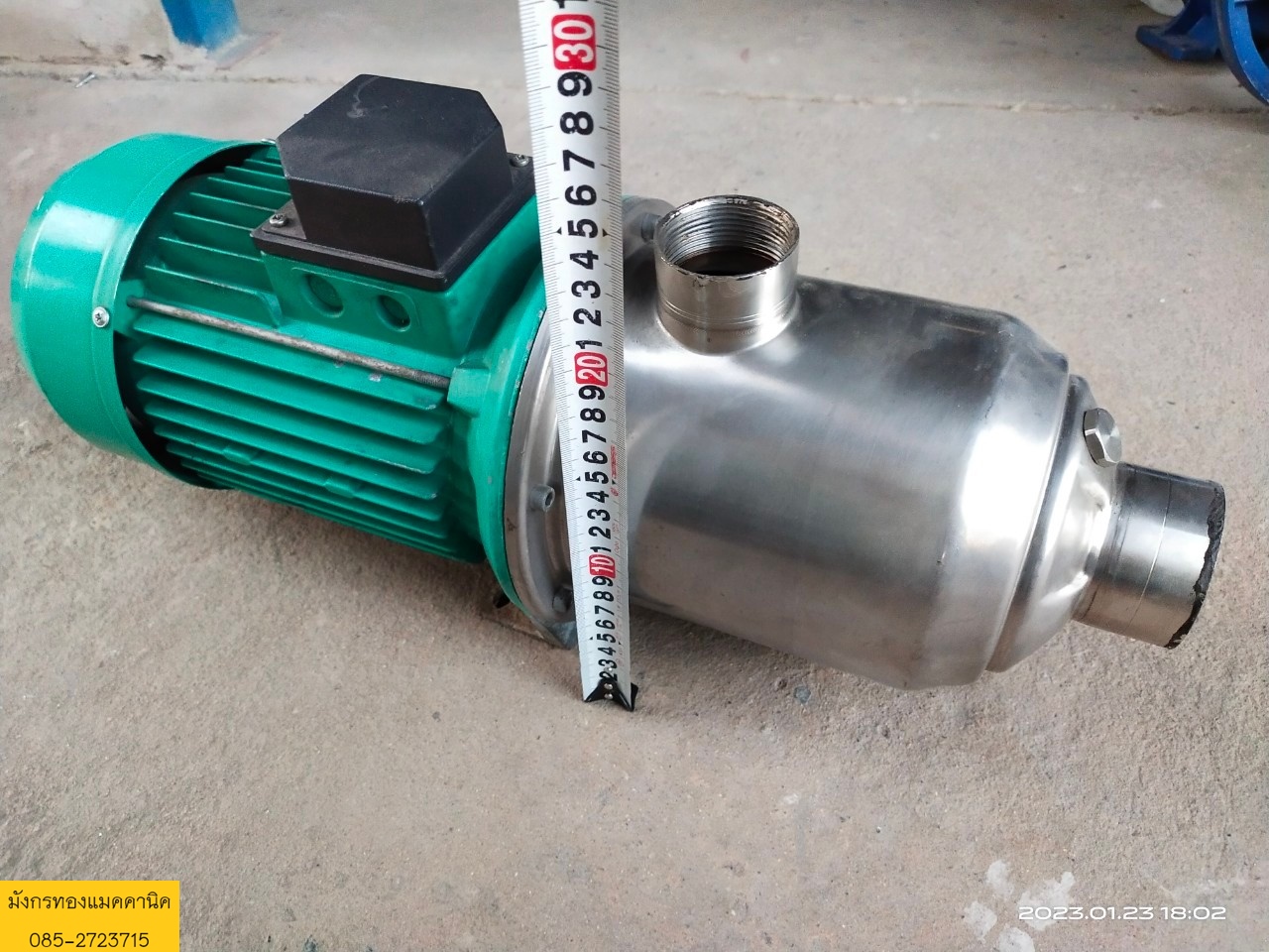 ปั๊มน้ำ Wilo made in Germany ขนาด 4 แรง ใช้ไฟ 380V ท่อน้ำเข้าเข้า 2.5 นิ้ว ออก 2 นิ้ว หัวปั๊มสแตนเลส เดิมๆ สภาพดี ราคา 4,500 บาทไม่รวมส่งค่ะ ปั๊มน้ำ Wilo made in Germany ขนาด 4 แรง ใช้ไฟ 380V ท่อน้ำเข้าเข้า 2.5 นิ้ว ออก 2 นิ้ว หัวปั๊มสแตนเลส เดิมๆ สภาพดี ราคา 4,500 บาทไม่รวมส่งค่ะ