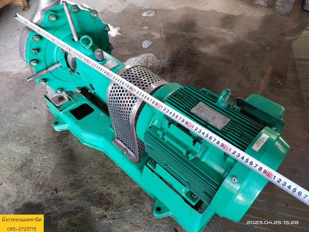 ปั๊มน้ำ EBARA มอเตอร์ขนาด 10 แรง ใช้ไฟสามเฟส 380V หัวปั๊มสแตนเลส ท่อน้ำเข้า 3 นิ้ว ออก 2 นิ้ว ส่งสูง 30 เมตร ใบพัดสแตนเลสต้องซ่อม มอเตอร์ใช้งานได้ สภาพสวย น้ำหนักรวม 228 ก.ก. ราคา 25,000 บาทไม่รวมส่ง ปั๊มน้ำ EBARA มอเตอร์ขนาด 10 แรง ใช้ไฟสามเฟส 380V หัวปั๊มสแตนเลส ท่อน้ำเข้า 3 นิ้ว ออก 2 นิ้ว ส่งสูง 30 เมตร ใบพัดสแตนเลสต้องซ่อม มอเตอร์ใช้งานได้ สภาพสวย น้ำหนักรวม 228 ก.ก. ราคา 25,000 บาทไม่รวมส่ง