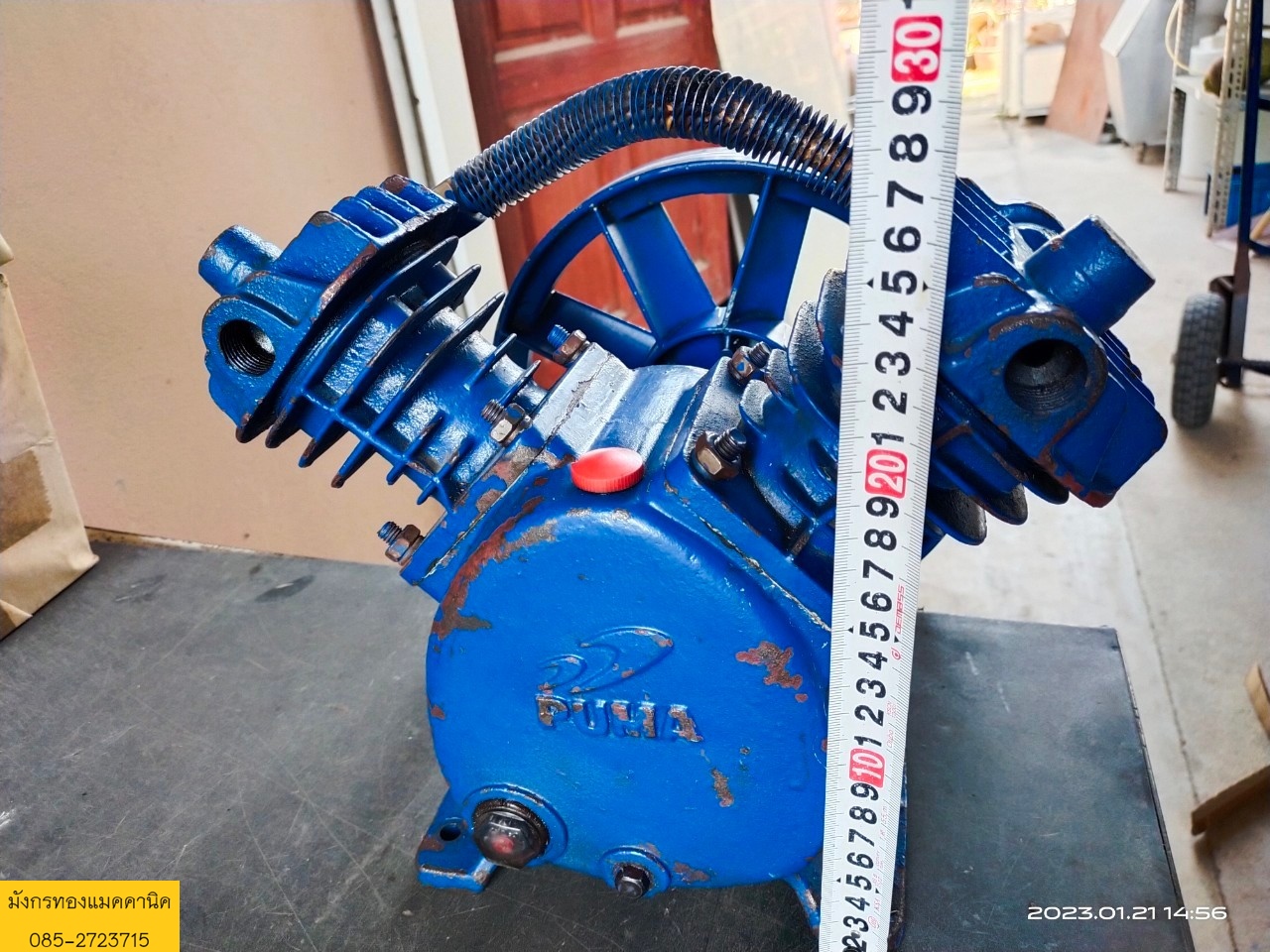 หัวปั๊มลม PUMA ขนาด 1-2 แรง แรงดูดดีปานกลาง สภาพดี ราคา 2,900 บาทไม่รวมส่ง หัวปั๊มลม PUMA ขนาด 1-2 แรง แรงดูดดีปานกลาง สภาพดี ราคา 2,900 บาทไม่รวมส่ง