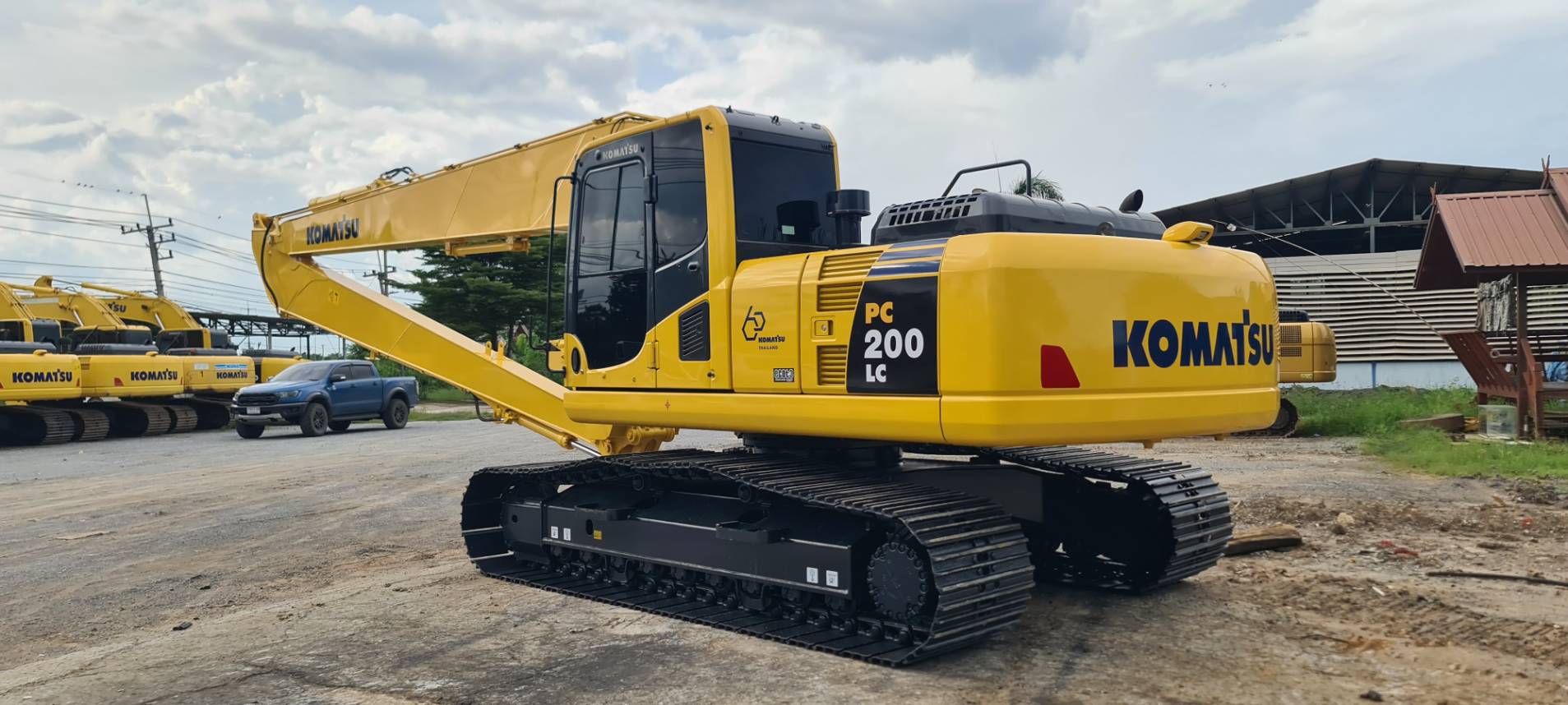 KOMATSU PC200-8MO บูมยาว 18 เมตร