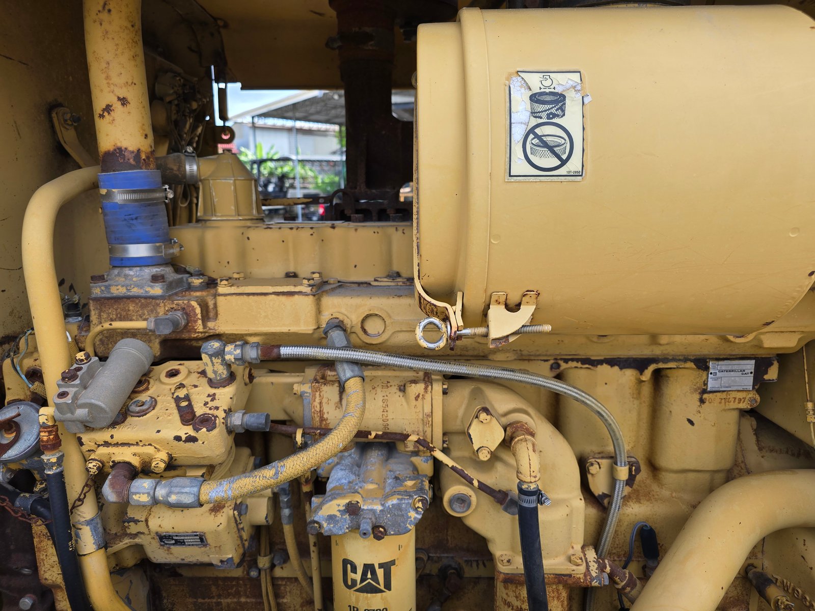 รถเกรด Caterpillar 140G นำเข้าจาก USA แท้ Serial สูง 72V165xx สภาพสวย พร้อม Ripper หลัง ไม่เคยใช้งาน