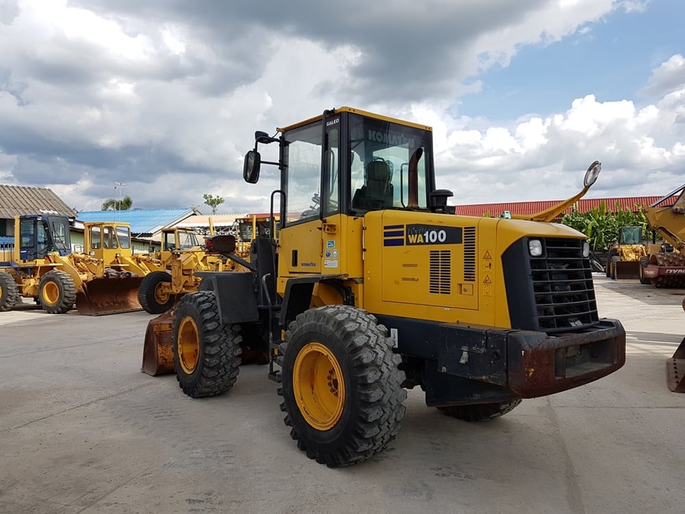คันสุดท้าย ราคาพิเศษ รถตักล้อยาง ยี่ห้อ KOMATSU WA100-5 ซีเรียลสูง นำเข้าจากญี่ปุ่นแท้ 100เปอร์เซ็นต์ สภาพสวย ไม่เคยใช้งานในไทย