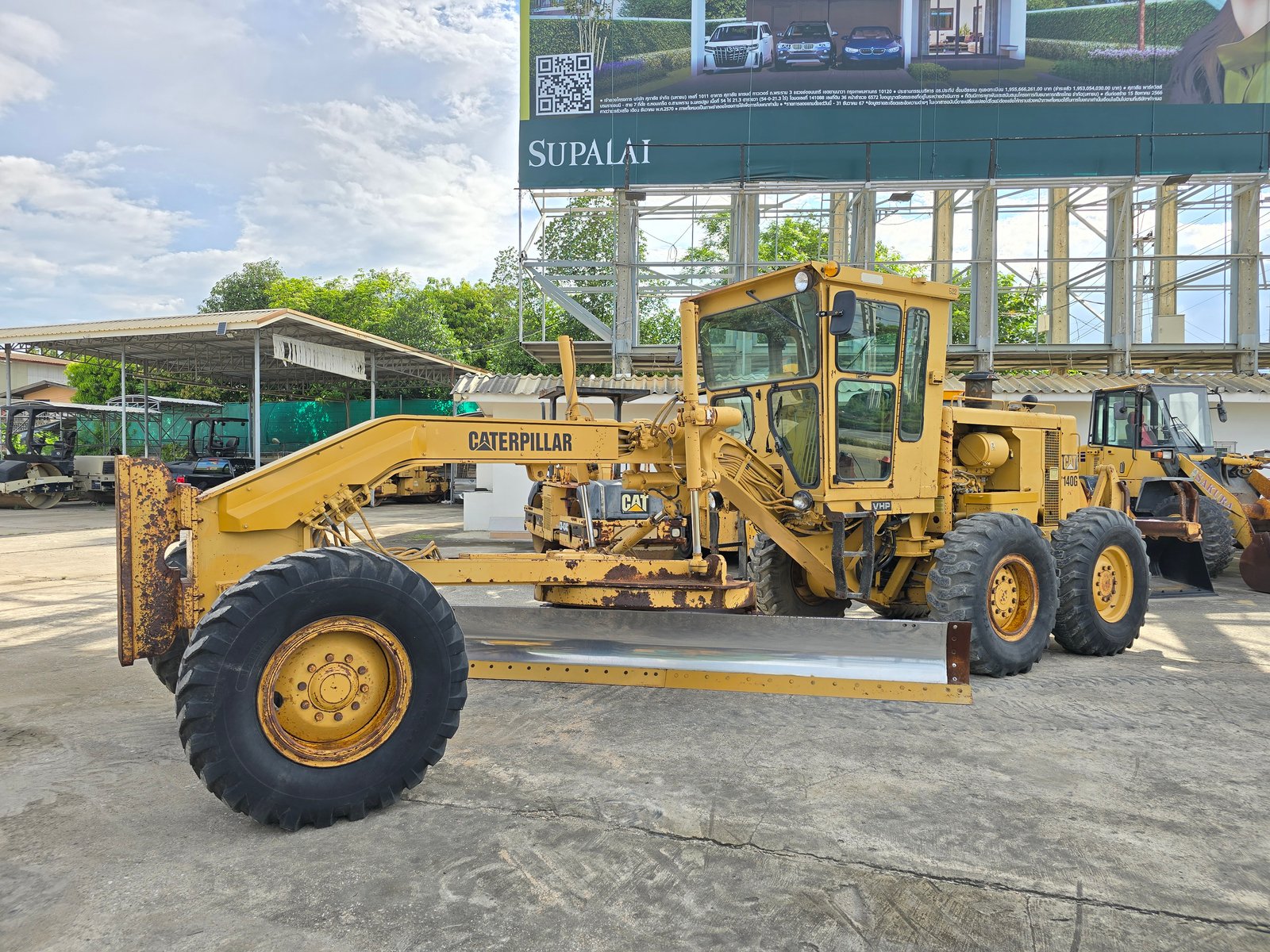 รถเกรด Caterpillar 140G นำเข้าจาก USA แท้ Serial สูง 72V165xx สภาพสวย พร้อม Ripper หลัง ไม่เคยใช้งาน