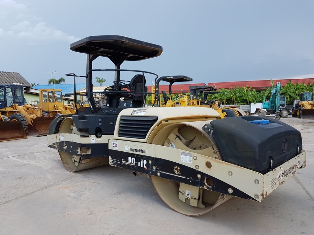 ขายรถบดอัดสั่นสะเทือน Ingersoll Rand DD-118HF ปี 2005 น้ำหนัก 12 ตัน นำเข้าจาก USA ไม่เคยใช้งานในไทย