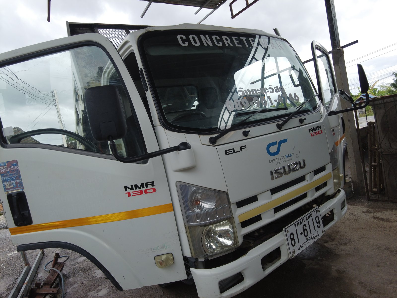 6 ล้อดั้ม ISUZU NMR 130 ดั้ม3คิว แผงข้าง ฝาท้าย ถอดได้