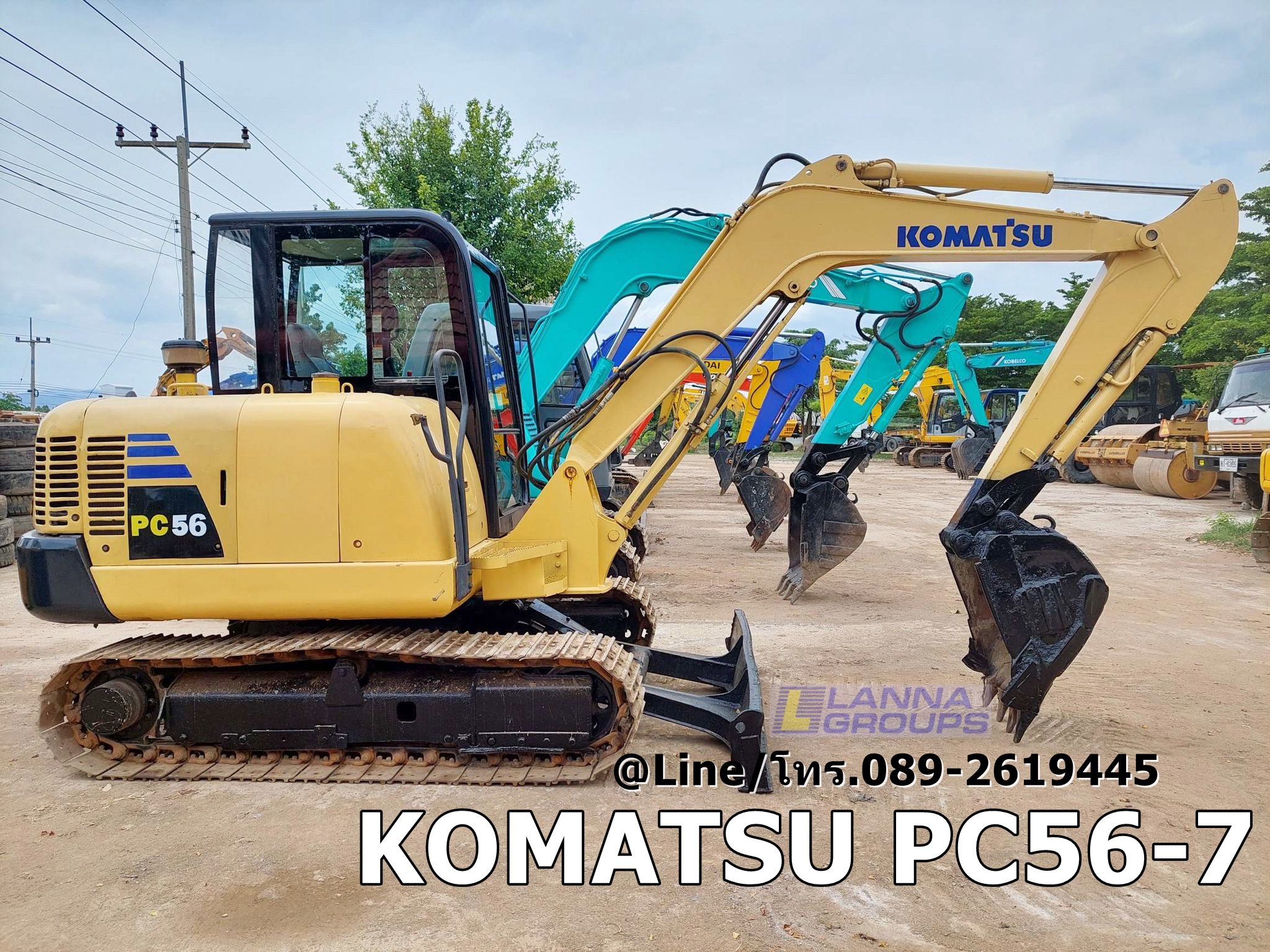 ขายรถขุดKOMATSU PC56-7 เครื่องยนต์4D87E, จำนวน 4 สูบ, คอนโทรลน้ำมัน, ปั๊มนิ้ว แทรคเหล็ก ,รถเก่านอก,ม ขายรถขุดKOMATSU PC56-7 เครื่องยนต์4D87E, จำนวน 4 สูบ, คอนโทรลน้ำมัน, ปั๊มนิ้ว แทรคเหล็ก ,รถเก่านอก,ม