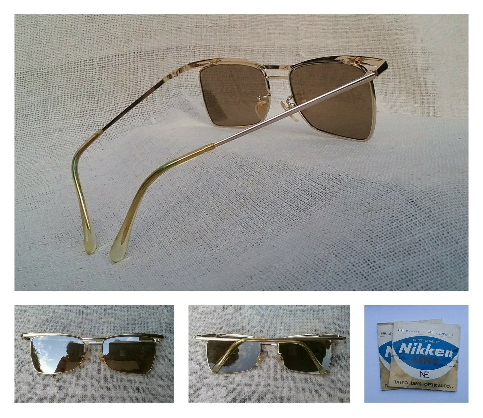 แว่นตาหัตถศิลป์แบรนด์สุดท้ายในชีวิต จอห์น เลนนอน ฮาคุซัน เมกาเนะ-HAKUSAN MEGANE ตัวแท้ ผู้ผลิตเก่าแก่ลำดับ 12 ของโลก สภาพเทพ เก่าเก็บทศวรรษ 1980 กรอบต้นตำรับโลหะ SPM สีทอง 23K โมเดลหายาก-คาร์ลตัน แฟลช-อะเวียเตอร์ เลนส์กระจกคริสตัลปรอทเงิน NIKKEN by NIKON ศักยภาพพิทักษ์สายตาสูงสุด ขนาดมาตรฐาน 142mm แว่นตาหัตถศิลป์แบรนด์สุดท้ายในชีวิต จอห์น เลนนอน ฮาคุซัน เมกาเนะ-HAKUSAN MEGANE ตัวแท้ ผู้ผลิตเก่าแก่ลำดับ 12 ของโลก สภาพเทพ เก่าเก็บทศวรรษ 1980 กรอบต้นตำรับโลหะ SPM สีทอง 23K โมเดลหายาก-คาร์ลตัน แฟลช-อะเวียเตอร์ เลนส์กระจกคริสตัลปรอทเงิน NIKKEN by NIKON ศักยภาพพิทักษ์สายตาสูงสุด ขนาดมาตรฐาน 142mm