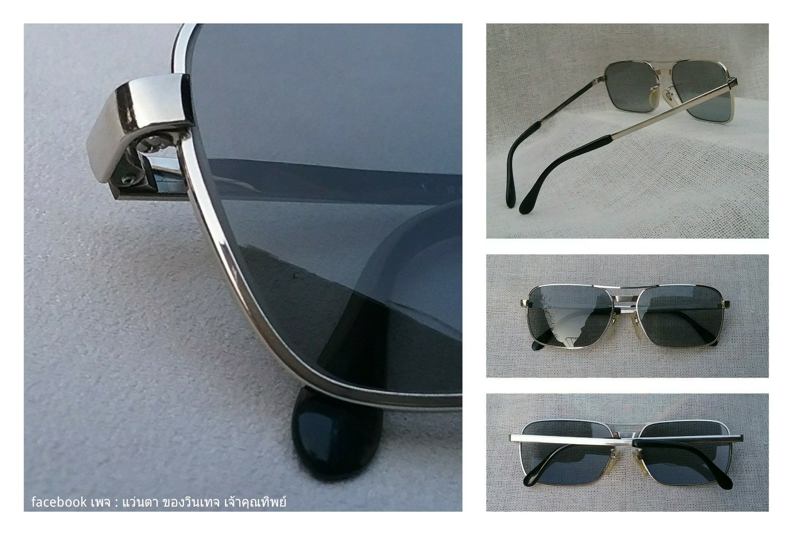 แว่นตาทองขาวแท้-หุ้ม 14K WGF ยุคโชวะ อองส์-ONGS ในรัชสมัยจักรพรรดิฮิโระฮิโตะ สัดส่วนทองคำบริสุทธิ์ล้ำค่า 58.33% ตัวแท้ สภาพเทพ เก่าเก็บทศวรรษ1960 โคตรเลนส์กระจกคริสตัลสายพันธุ์กาตาลุญญา-สเปน UNILUX by SACO หายาก สีเทาท้องฟ้า มองเห็นดวงตาผู้สวมใส่ ป้องกันรังสี UV 100% น้ำหนักเบา 33g ขนาดมาตรฐาน 138mm แว่นตาทองขาวแท้-หุ้ม 14K WGF ยุคโชวะ อองส์-ONGS ในรัชสมัยจักรพรรดิฮิโระฮิโตะ สัดส่วนทองคำบริสุทธิ์ล้ำค่า 58.33% ตัวแท้ สภาพเทพ เก่าเก็บทศวรรษ1960 โคตรเลนส์กระจกคริสตัลสายพันธุ์กาตาลุญญา-สเปน UNILUX by SACO หายาก สีเทาท้องฟ้า มองเห็นดวงตาผู้สวมใส่ ป้องกันรังสี UV 100% น้ำหนักเบา 33g ขนาดมาตรฐาน 138mm