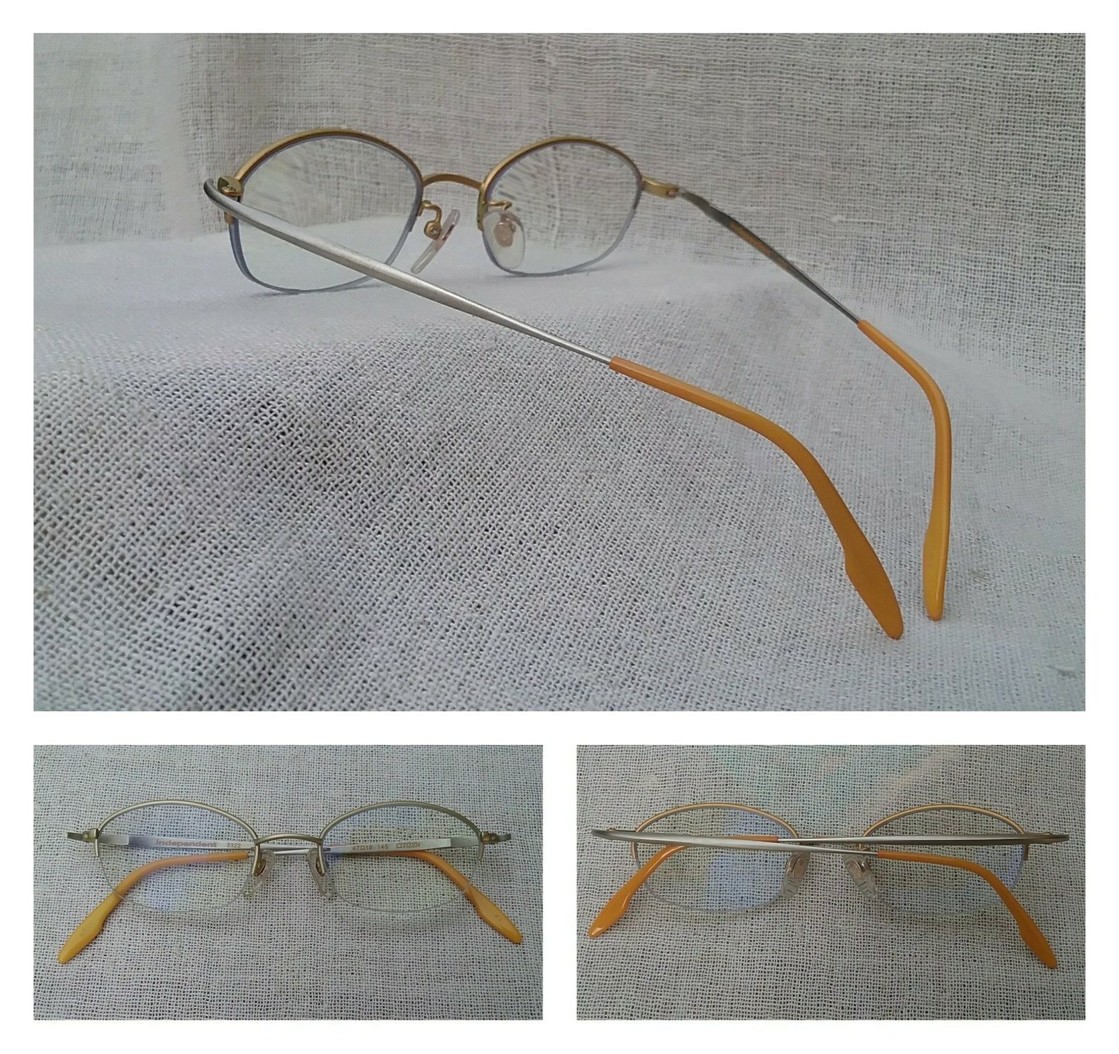 แว่นสายตาสองกษัตริย์เกรดพรีเมียมของญี่ปุ่น ซิติเซ่น-CITIZEN รุ่น Independent Series-พลเมืองอิสระ ตัวแท้ มือหนึ่ง สต็อกเก่าทศวรรษ 1990 เลนส์บลูโพรเทคมัลติโค้ท คุณภาพสูง ค่าสายตา +200 ป้องกันแสงสีฟ้าที่อันตรายจากคอมพิวเตอร์ทุกชนิด น้ำหนัก 21g ขนาดมาตรฐาน-ฟรีไซซ์ของโมเดลนี้ 136mm สวมใส่ได้ทุกขนาดใบหน้า