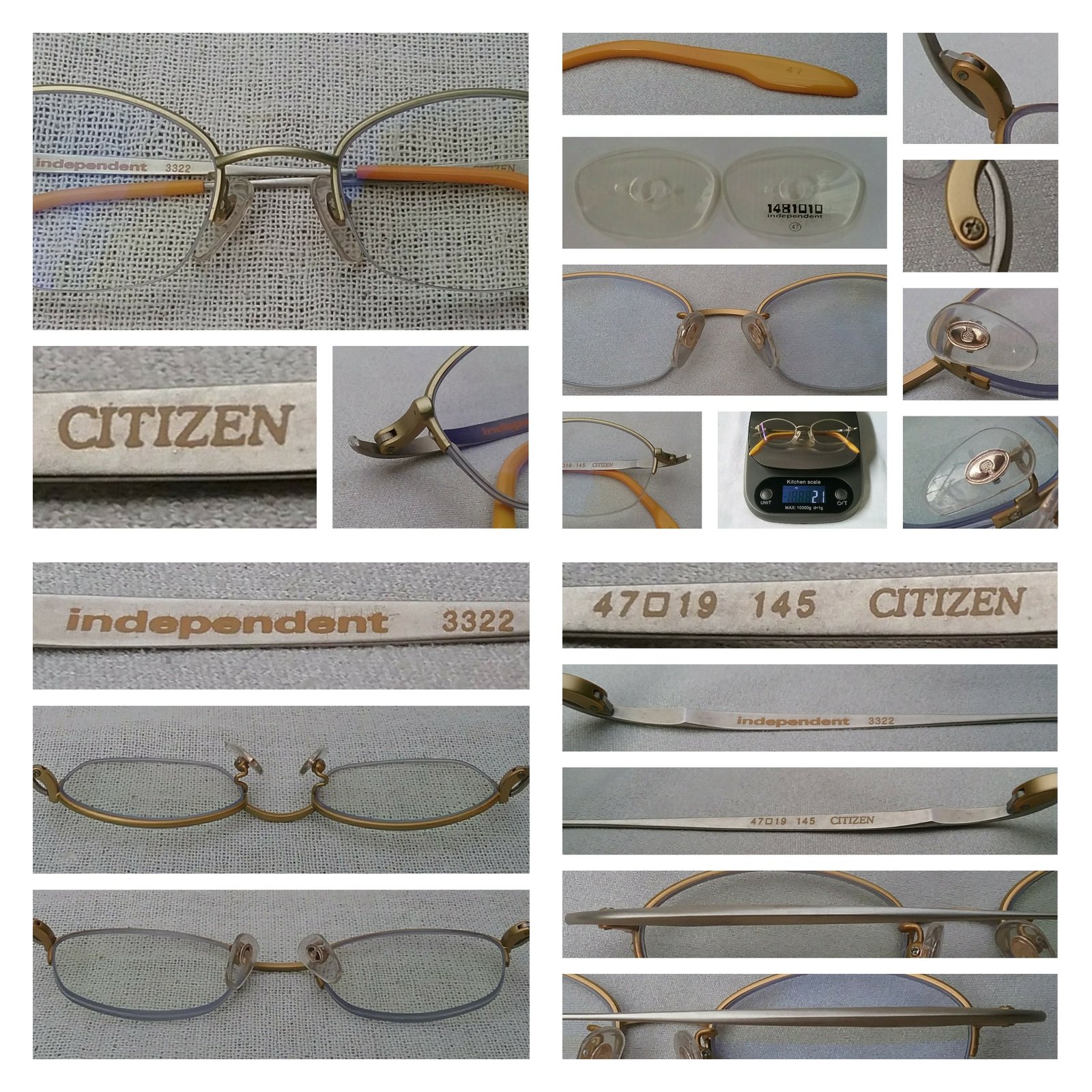 แว่นสายตาสองกษัตริย์เกรดพรีเมียมของญี่ปุ่น ซิติเซ่น-CITIZEN รุ่น Independent Series-พลเมืองอิสระ ตัวแท้ มือหนึ่ง สต็อกเก่าทศวรรษ 1990 เลนส์บลูโพรเทคมัลติโค้ท คุณภาพสูง ค่าสายตา +200 ป้องกันแสงสีฟ้าที่อันตรายจากคอมพิวเตอร์ทุกชนิด น้ำหนัก 21g ขนาดมาตรฐาน-ฟรีไซซ์ของโมเดลนี้ 136mm สวมใส่ได้ทุกขนาดใบหน้า