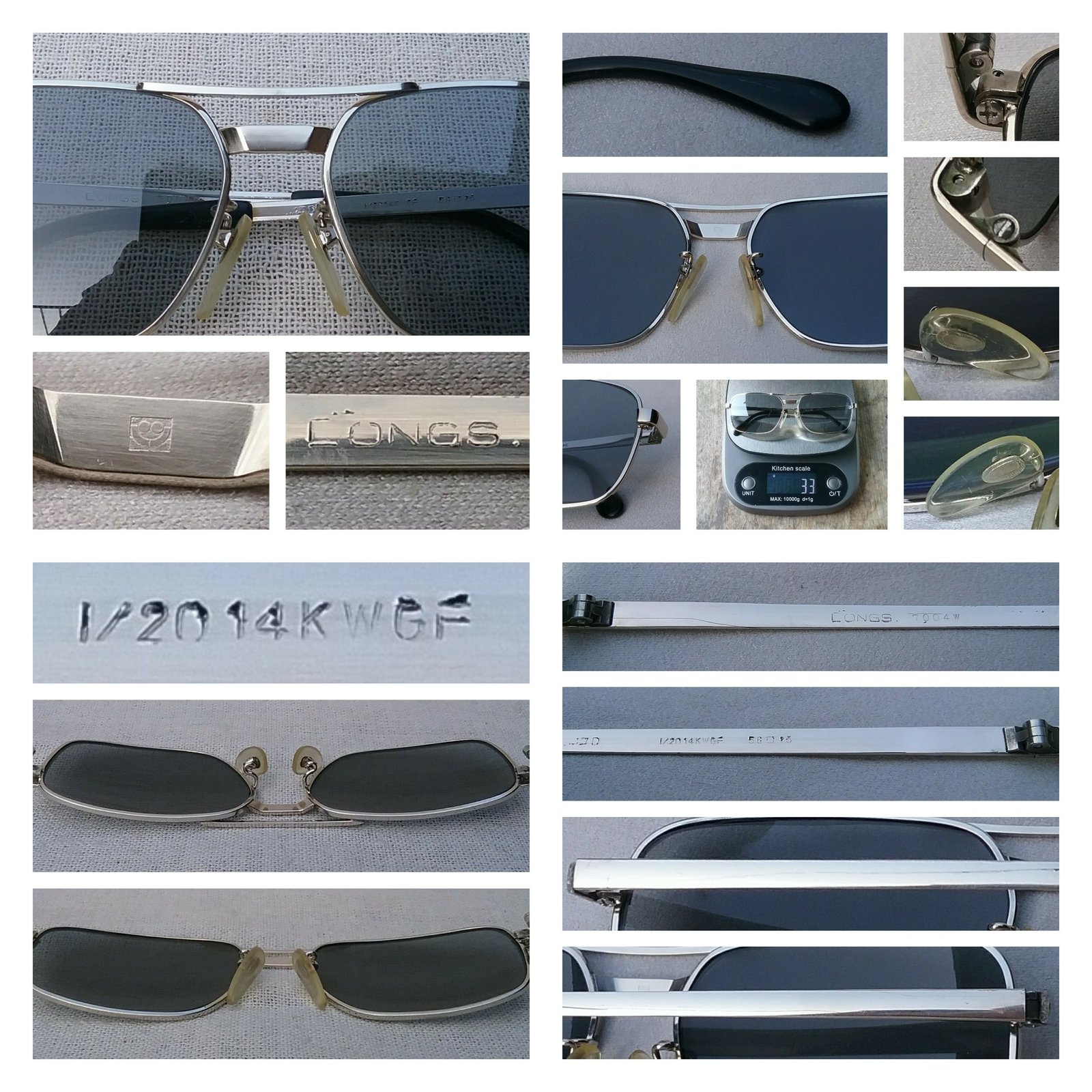 แว่นตาทองขาวแท้-หุ้ม 14K WGF ยุคโชวะ อองส์-ONGS ในรัชสมัยจักรพรรดิฮิโระฮิโตะ สัดส่วนทองคำบริสุทธิ์ล้ำค่า 58.33% ตัวแท้ สภาพเทพ เก่าเก็บทศวรรษ1960 โคตรเลนส์กระจกคริสตัลสายพันธุ์กาตาลุญญา-สเปน UNILUX by SACO หายาก สีเทาท้องฟ้า มองเห็นดวงตาผู้สวมใส่ ป้องกันรังสี UV 100% น้ำหนักเบา 33g ขนาดมาตรฐาน 138mm แว่นตาทองขาวแท้-หุ้ม 14K WGF ยุคโชวะ อองส์-ONGS ในรัชสมัยจักรพรรดิฮิโระฮิโตะ สัดส่วนทองคำบริสุทธิ์ล้ำค่า 58.33% ตัวแท้ สภาพเทพ เก่าเก็บทศวรรษ1960 โคตรเลนส์กระจกคริสตัลสายพันธุ์กาตาลุญญา-สเปน UNILUX by SACO หายาก สีเทาท้องฟ้า มองเห็นดวงตาผู้สวมใส่ ป้องกันรังสี UV 100% น้ำหนักเบา 33g ขนาดมาตรฐาน 138mm