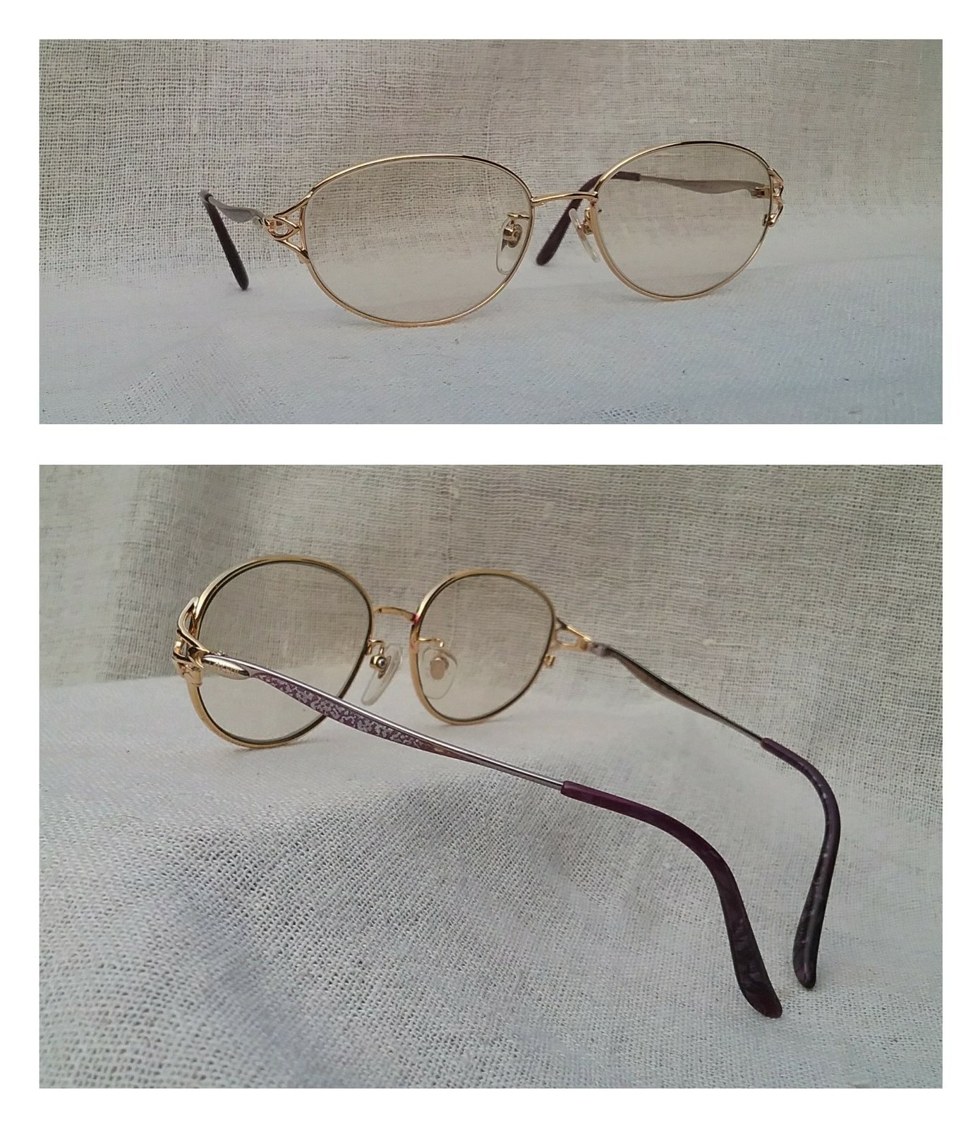 แว่นตาอิตาเลียนลักซ์ชัวรีแบรนด์ชั้นนำของโลก ลันเซตติ-LANCETTI ตัวแท้ สภาพเทพ เก่าเก็บทศวรรษ 1980 กรอบทองคำแท้-หุ้ม 12K GF สัดส่วนทองคำบริสุทธิ์ 50%  คลาสสิคที่สุด-เลนส์กระจกคริสตัล N.S.KOGAKU โดย นิคอน คอร์ปอเรชัน สีน้ำตาลอ่อน-สว่าง ขนาดมาตรฐาน-ฟรีไซซ์ของโมเดลนี้ 137mm สวมใส่ได้ทุกขนาดใบหน้า