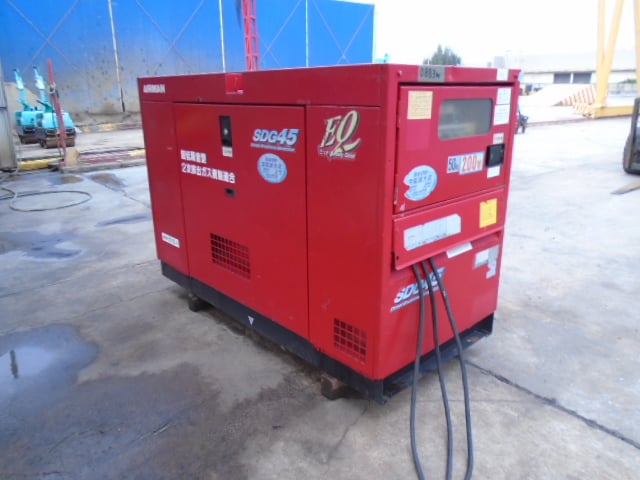 เครื่องปั่นไฟขนาด 45 kva ยี่ห้อ Airman รุ่น SDG45S มือสองนำเข้า เครื่องปั่นไฟขนาด 45 kva ยี่ห้อ Airman รุ่น SDG45S มือสองนำเข้า