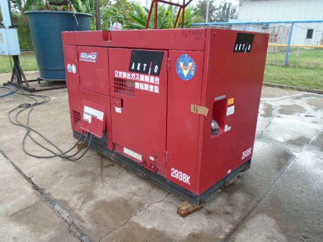 เครื่องปั่นไฟขนาด 45 kva ยี่ห้อ Airman รุ่น SDG45S มือสองนำเข้าจากญี่ปุ่น