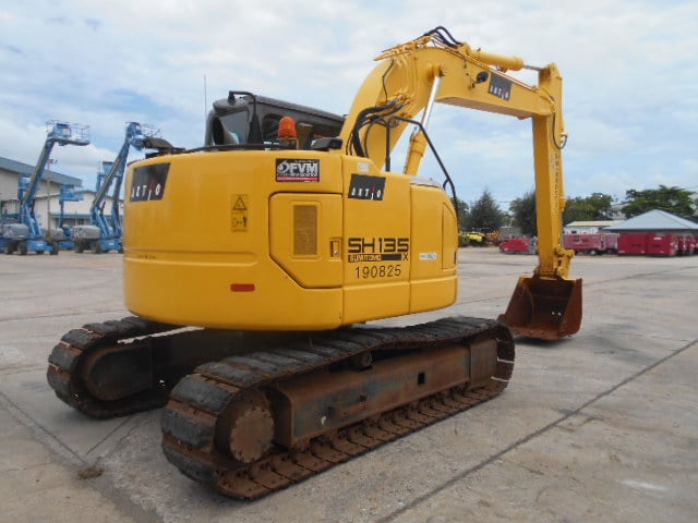 รถขุด Sumitomo รุ่น SH135X-3B ปี 2014 ชั่วโมงการทำงาน 4280 มือสองนำเข้าจากญี่ปุ่น