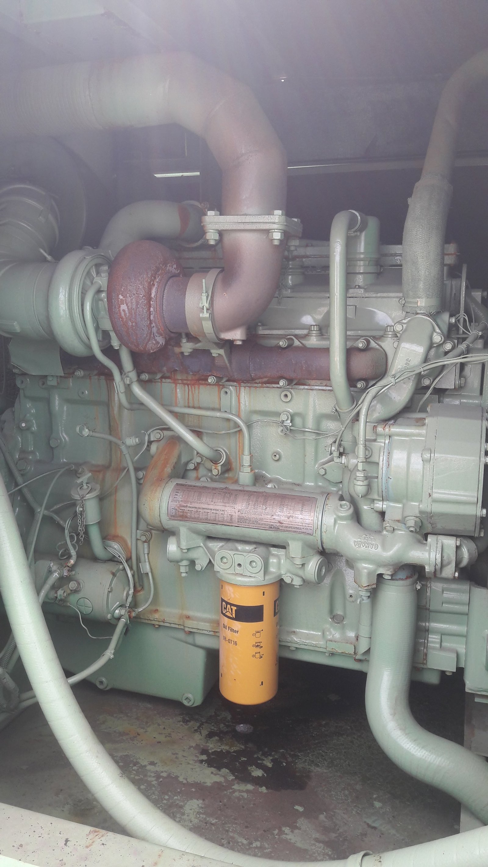 ขายปั้มลม Sullair รุ่น H1300 เครื่อง CAT 3406T 475 แรงม้า ลม 14-18 บาร์ 1300 cfm 150PSIG ปั้มลมสกรูสภาพสวย นำเข้าจากญี่ปุ่น ขายถูกครับ