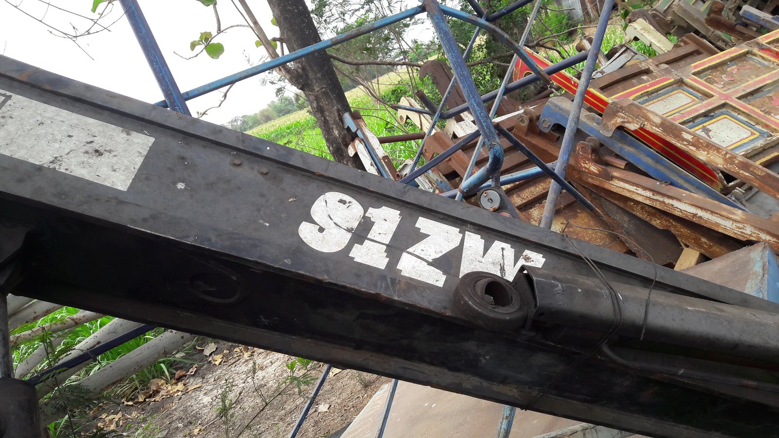 เครนพับแขนยาว HIAB 91ZW 3 ปลอก 5ตัน
