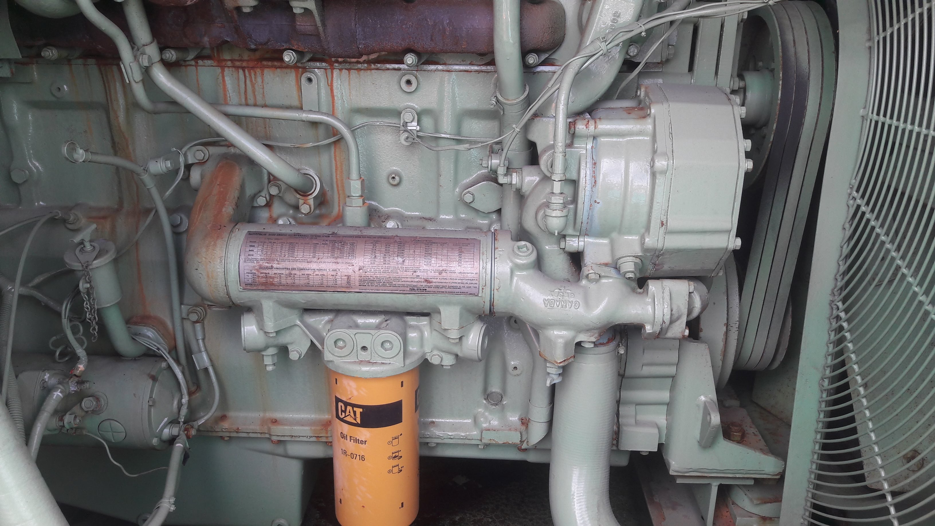 ขายปั้มลม ขายปั้มลม SULLAIR รุ่น H1300 ลม 10.5 บาร์ 1300 cfm 150PSIG เครื่อง CAT 3406T 475 แรงม้า ปั