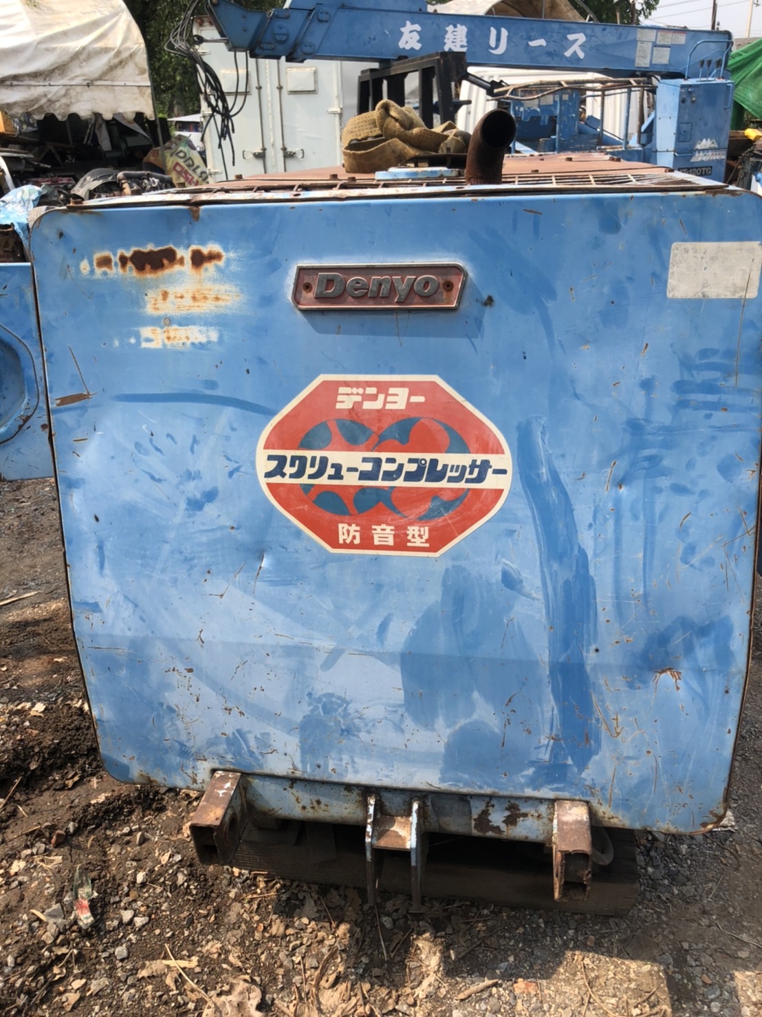 ปั้มลม DENYO DPS 180SS 180cfm 7 บาร์ เครื่อง 4 สูบ เก่าเมืองนอกครับ โทร. 084-542-4150