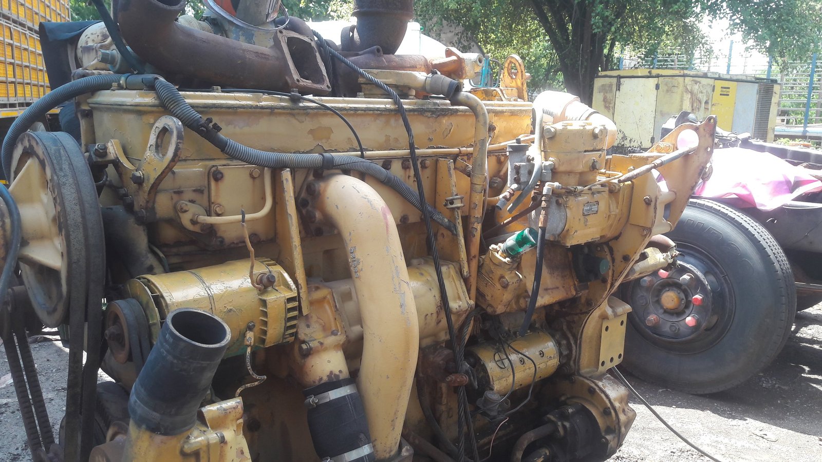เครื่องยนต์ CATERPILLAR 3406 ดีเซล 6 สูบ 434 แรง พร้อมปั้ม