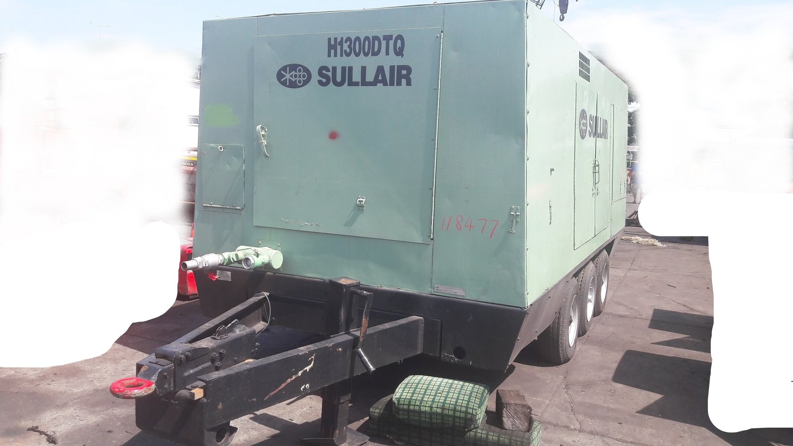 ขายปั้มลม Sullair รุ่น H1300 เครื่อง CAT 3406T 475 แรงม้า ลม 14-18 บาร์ 1300 cfm 150PSIG ปั้มลมสกรูส ขายปั้มลม Sullair รุ่น H1300 เครื่อง CAT 3406T 475 แรงม้า ลม 14-18 บาร์ 1300 cfm 150PSIG ปั้มลมสกรูส