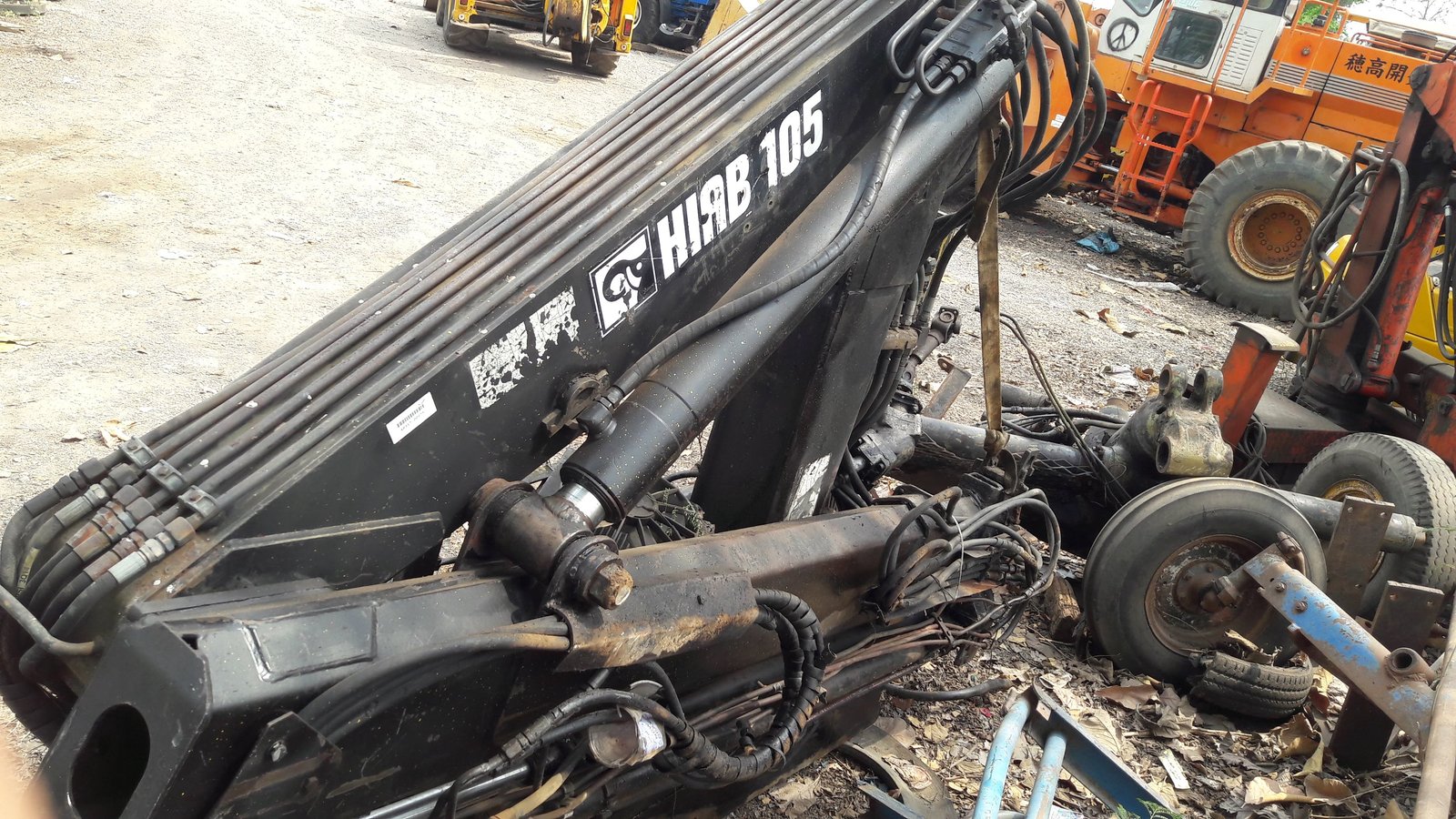 เครนติดรถบรรทุก HIAB105-2 ยกได้ 4.5 ตัน อุปกรณ์ครบ เก่าเมืองนอก เครนติดรถบรรทุก HIAB105-2 ยกได้ 4.5 ตัน อุปกรณ์ครบ เก่าเมืองนอก