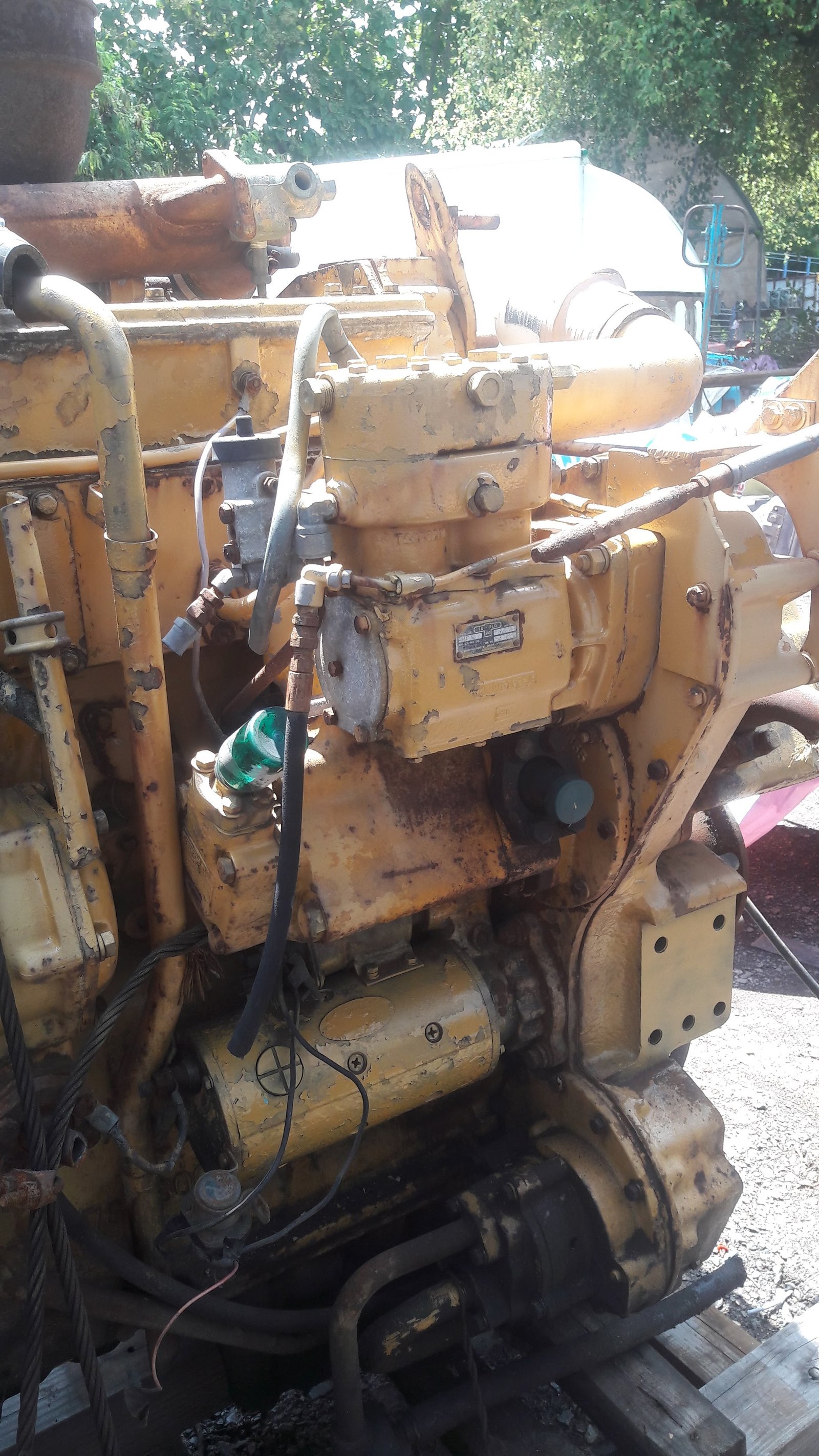 เครื่องยนต์ CATERPILLAR 3406 ดีเซล 6 สูบ 434 แรง พร้อมปั้ม เครื่องยนต์ CATERPILLAR 3406 ดีเซล 6 สูบ 434 แรง พร้อมปั้ม