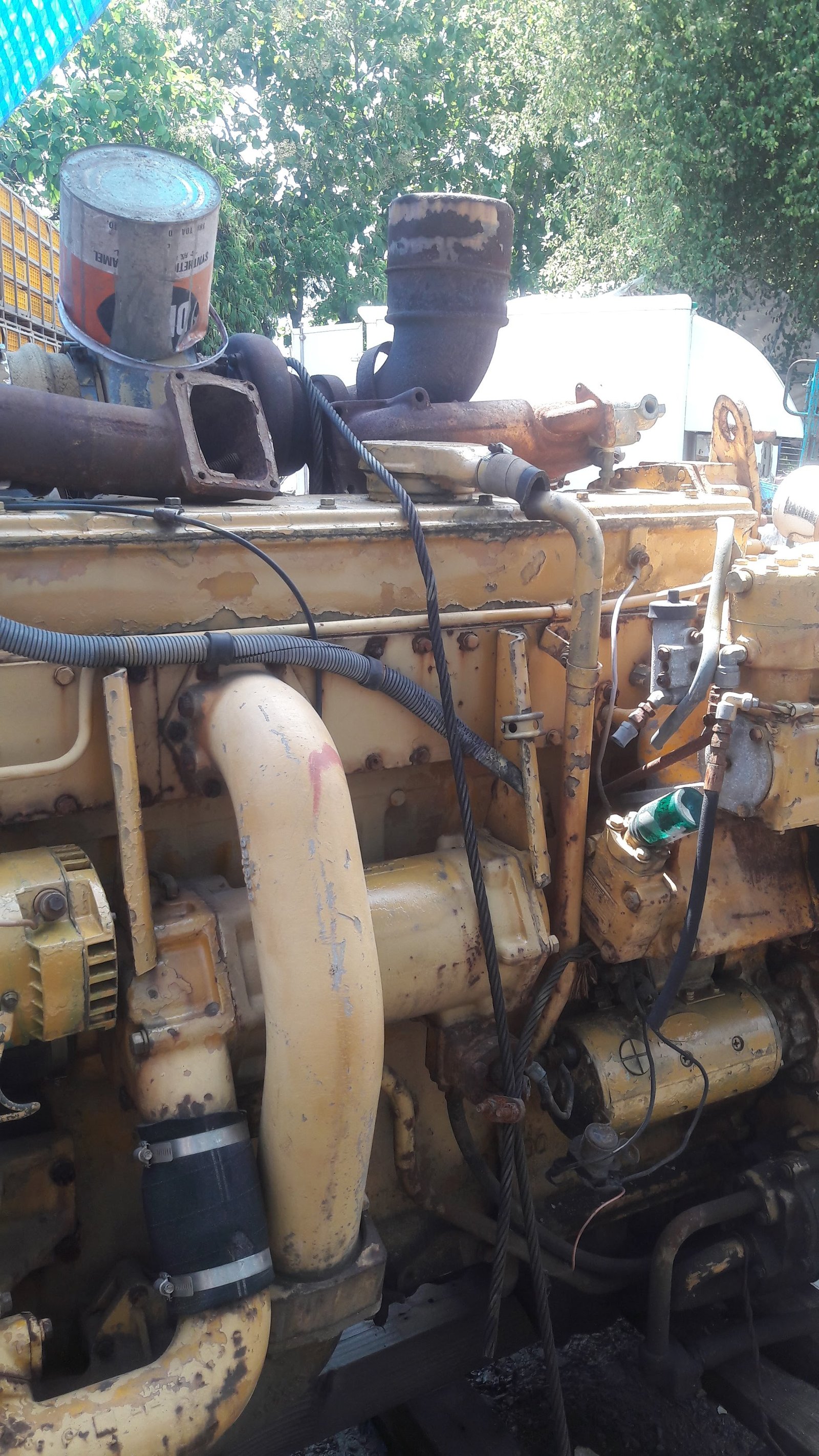 เครื่องยนต์ CATERPILLAR 3406 ดีเซล 6 สูบ 434 แรง พร้อมปั้ม เครื่องยนต์ CATERPILLAR 3406 ดีเซล 6 สูบ 434 แรง พร้อมปั้ม