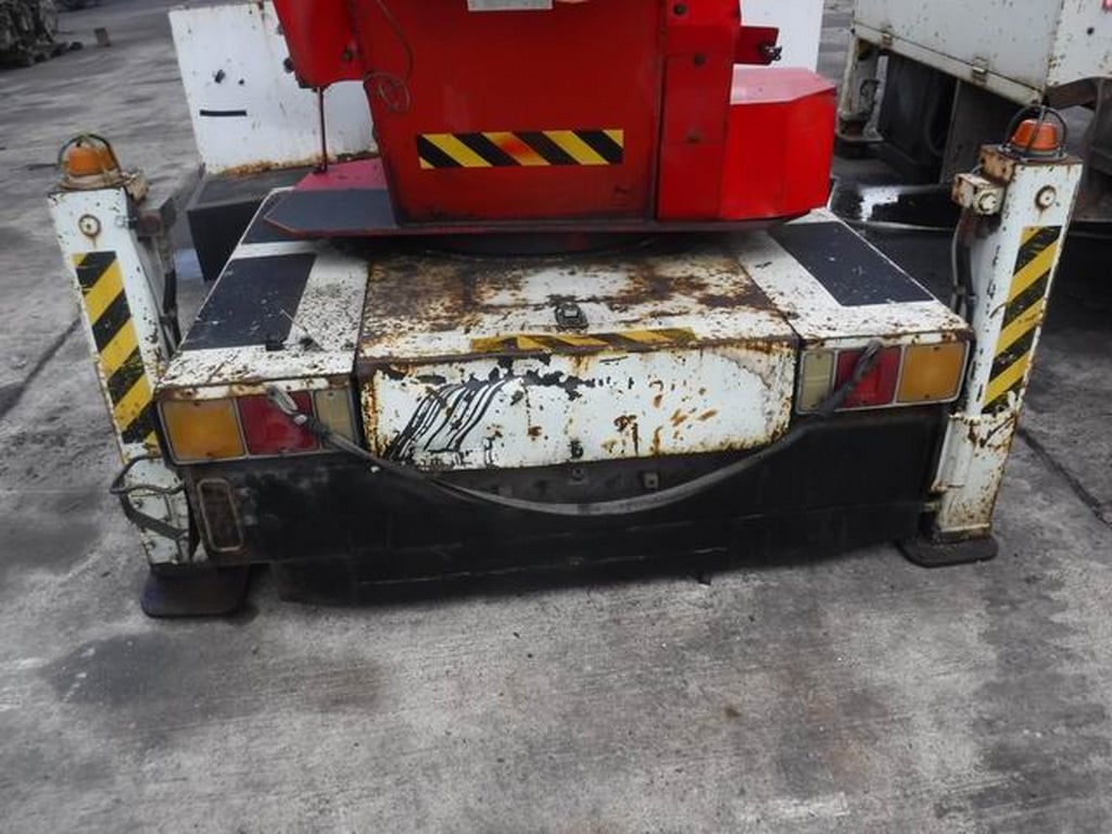 ขาย กระเช้า KANGLIM 3 ปลอก สูง 14.5 เมตร พร้อมปั๊มHYD เก่านอก 195,000 บ. โทร.084-542-4150