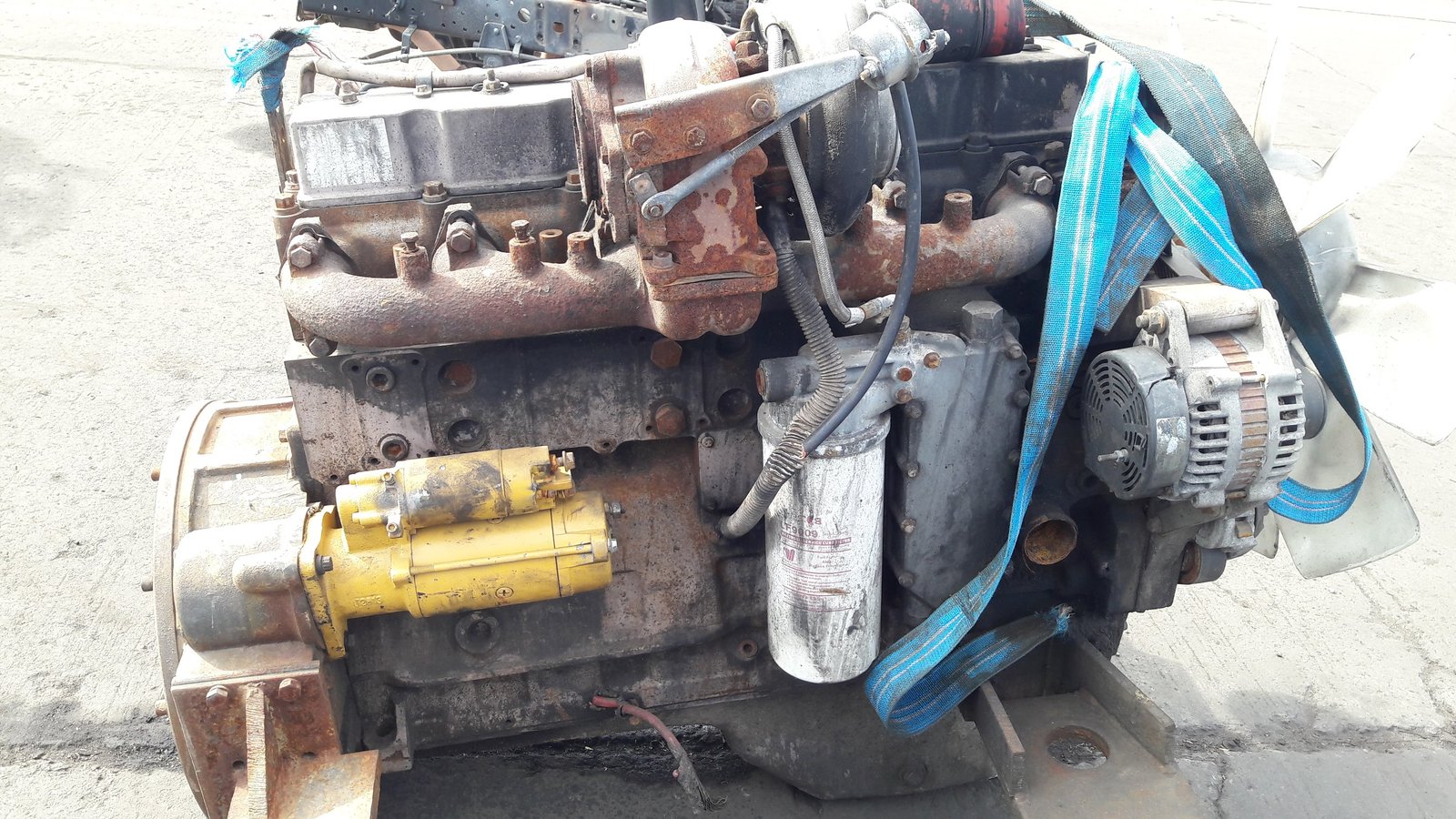 เครื่องยนต์ CUMMINS 6CT8.3-C ดีเซล 6 สูบ เก่าเมืองนอก ขายตามสภาพ