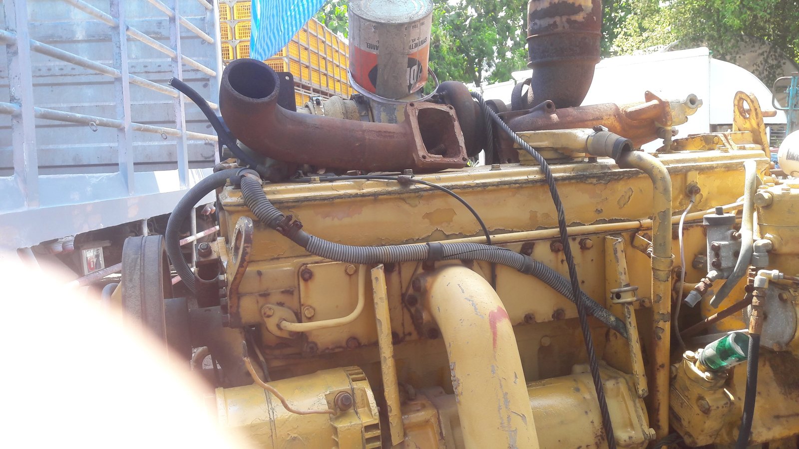 เครื่องยนต์ CATERPILLAR 3406 ดีเซล 6 สูบ 434 แรง พร้อมปั้ม เครื่องยนต์ CATERPILLAR 3406 ดีเซล 6 สูบ 434 แรง พร้อมปั้ม