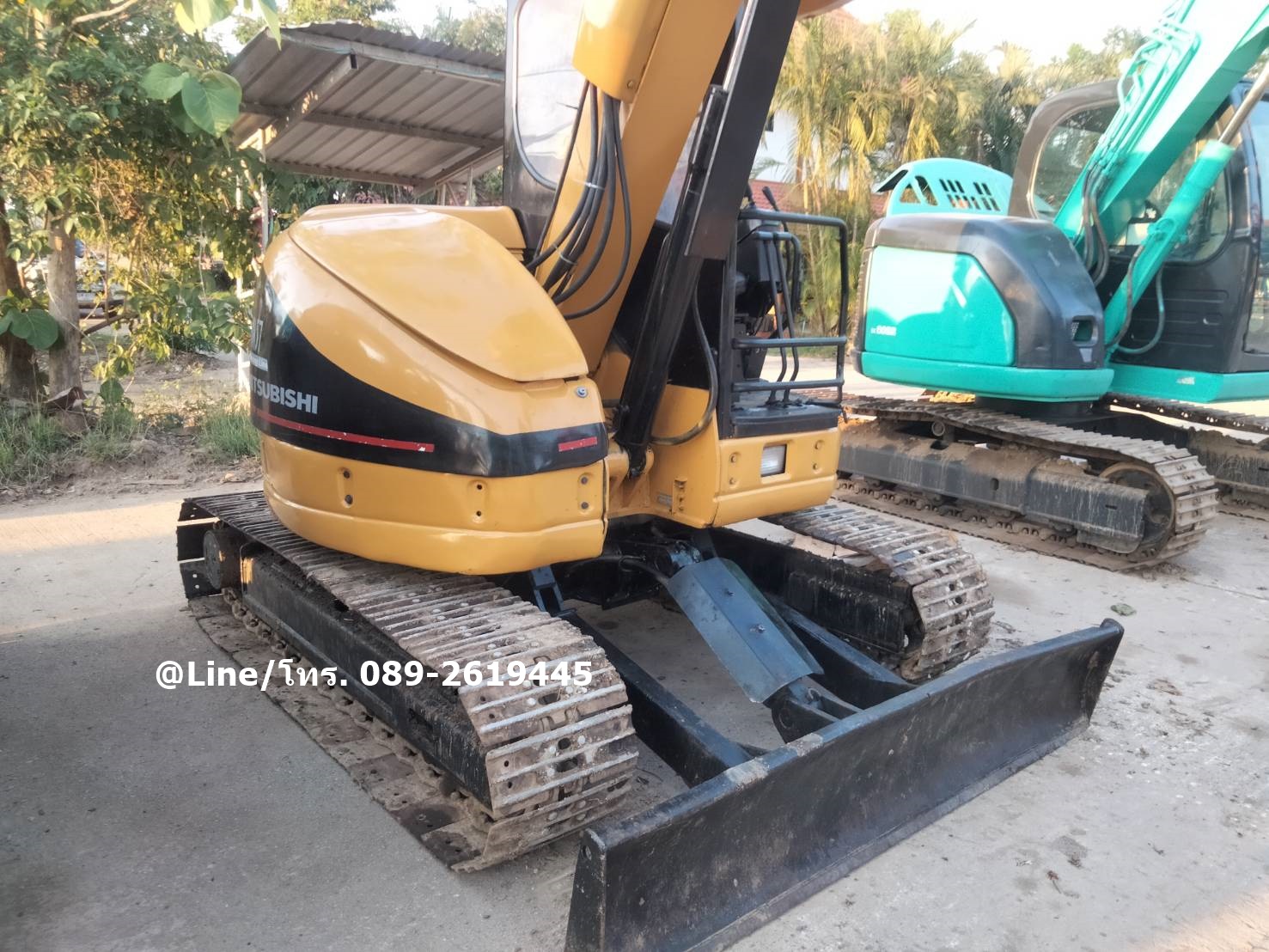 ขายรถขุดMITSUBISHI-MM57SR เครื่องยนต์มิตซูบิชิ K4N จำนวน 4 สูบ, คอนโทรลน้ำมัน, ปั๊มนิ้ว, แทรคเหล็ก, รถเดิมใช้งานบริษัท, มีเล่มทะเบียน