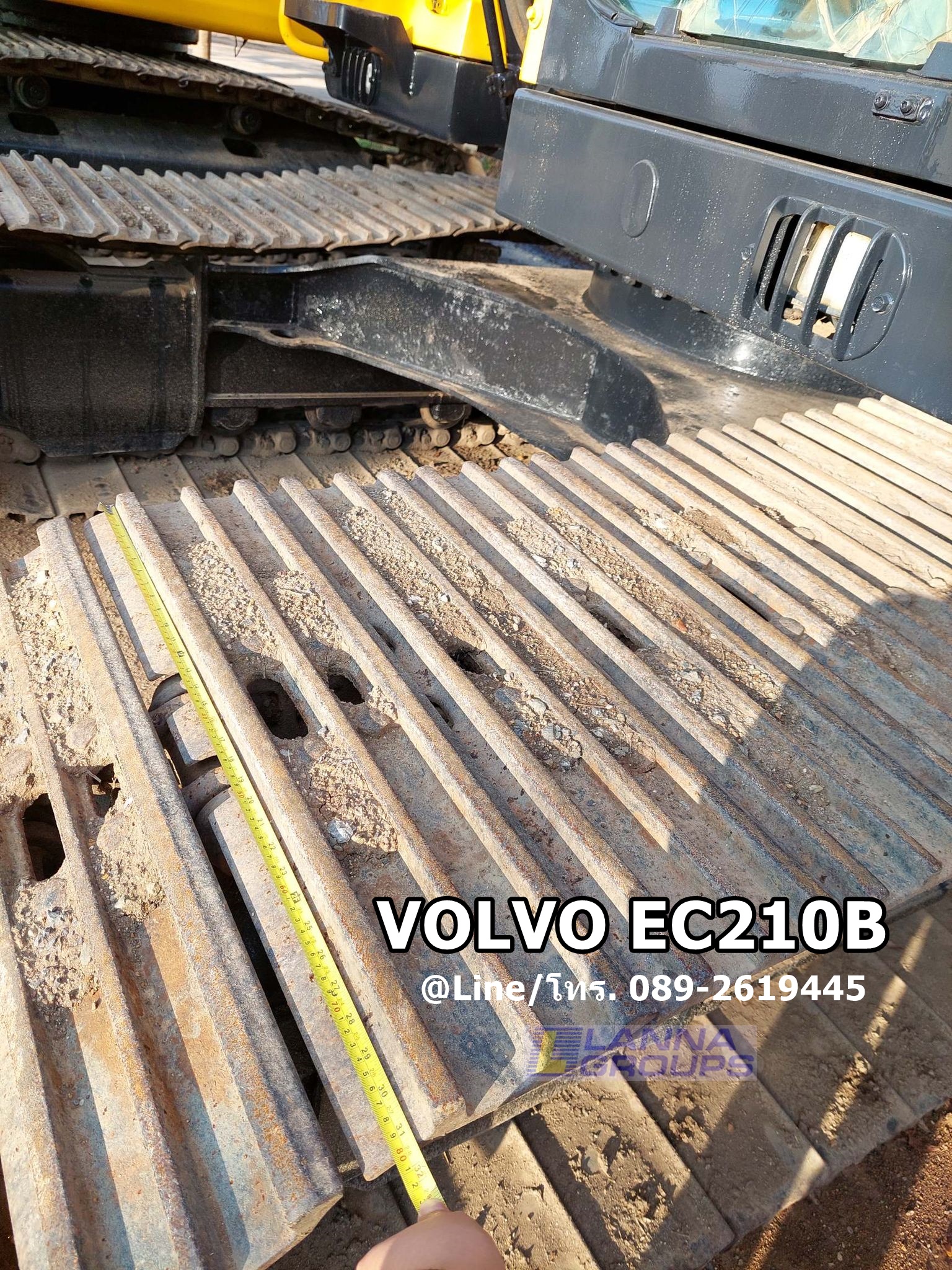 ขายรถขุดVOLVO EC210B ราคา 700,000 บาท เครื่องยนต์6D102 รถเดิมใช้งานบริษัท ไม่มีเอกสาร/เล่มทะเบียน