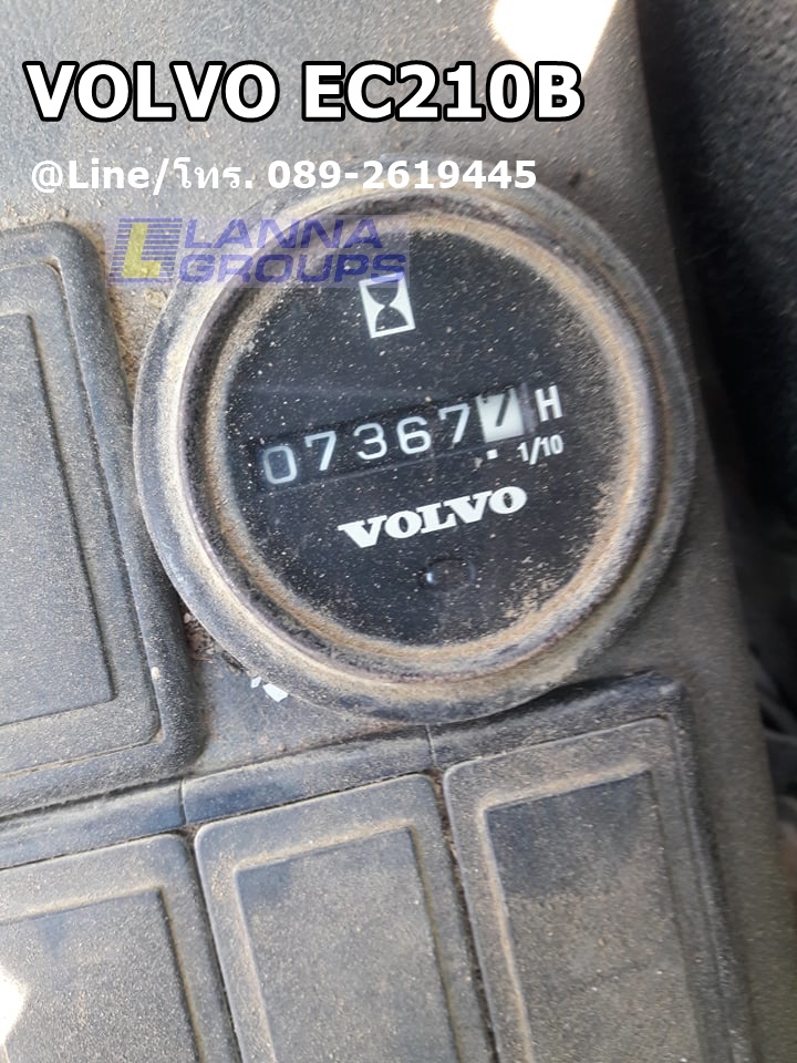 ขายรถขุดVOLVO EC210B ราคา 700,000 บาท เครื่องยนต์6D102 รถเดิมใช้งานบริษัท ไม่มีเอกสาร/เล่มทะเบียน