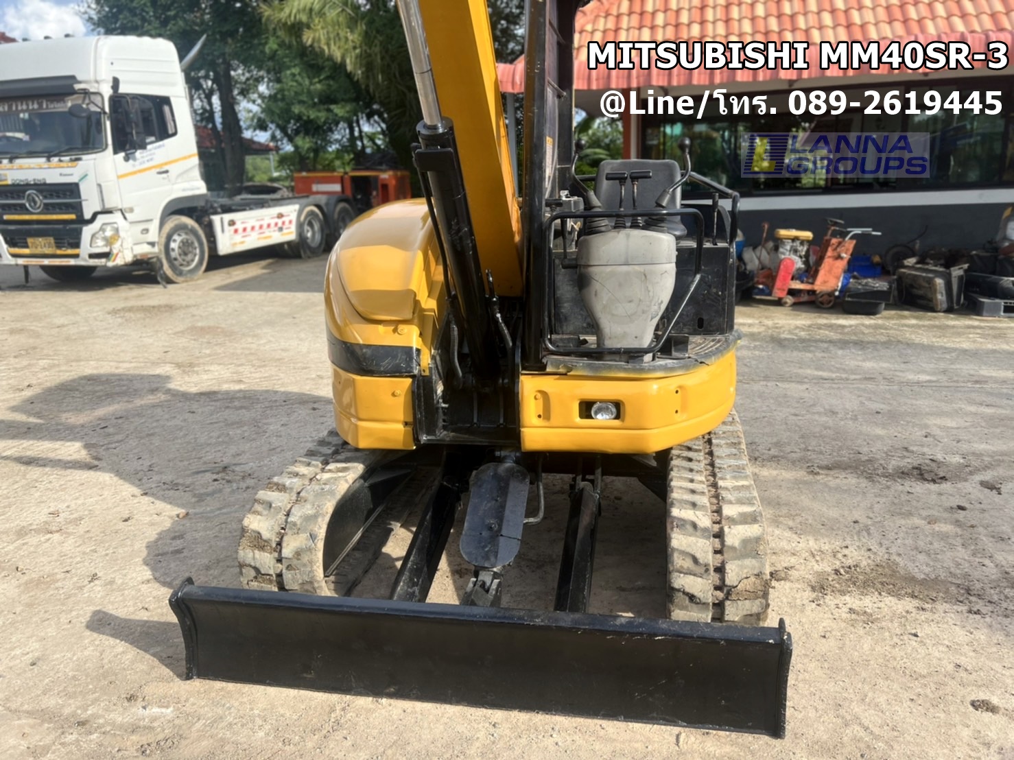 ขายรถขุดMITSUBISHI MM40SR-3 เครื่องยนต์มิตซูบิชิS4Lจำนวน 4 สูบ, คอนโทรลน้ำมัน, ปั๊มนิ้ว, แทรคยาง, รถเก่านอกใช้งาน1ปี ,มีเอกสาร ขายรถขุดMITSUBISHI MM40SR-3 เครื่องยนต์มิตซูบิชิS4Lจำนวน 4 สูบ, คอนโทรลน้ำมัน, ปั๊มนิ้ว, แทรคยาง, รถเก่านอกใช้งาน1ปี ,มีเอกสาร