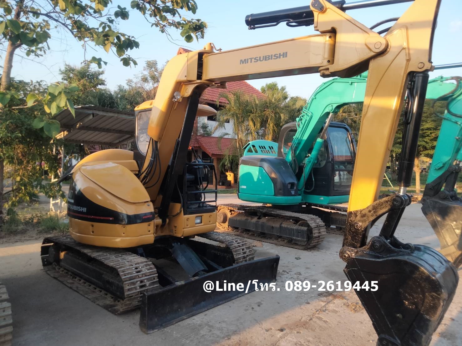 ขายรถขุดMITSUBISHI-MM57SR เครื่องยนต์มิตซูบิชิ K4N จำนวน 4 สูบ, คอนโทรลน้ำมัน, ปั๊มนิ้ว, แทรคเหล็ก, รถเดิมใช้งานบริษัท, มีเล่มทะเบียน