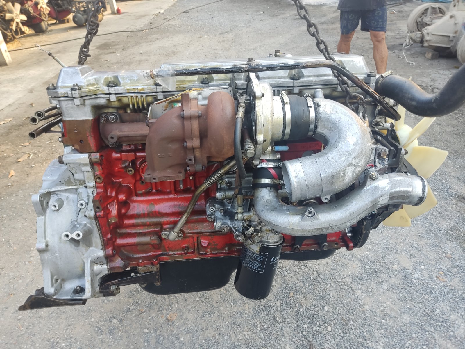 เครื่อง HINO JO8C 260 แรง ปั๊มลมคู่