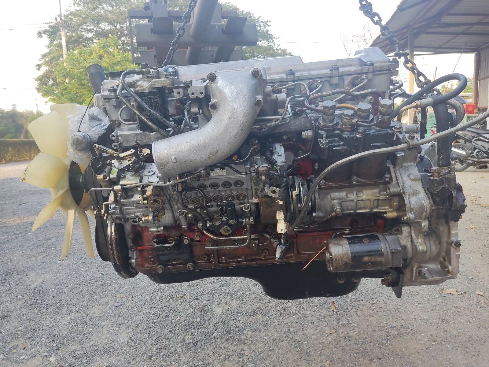 เครื่อง HINO JO8C 260 แรง ปั๊มลมคู่